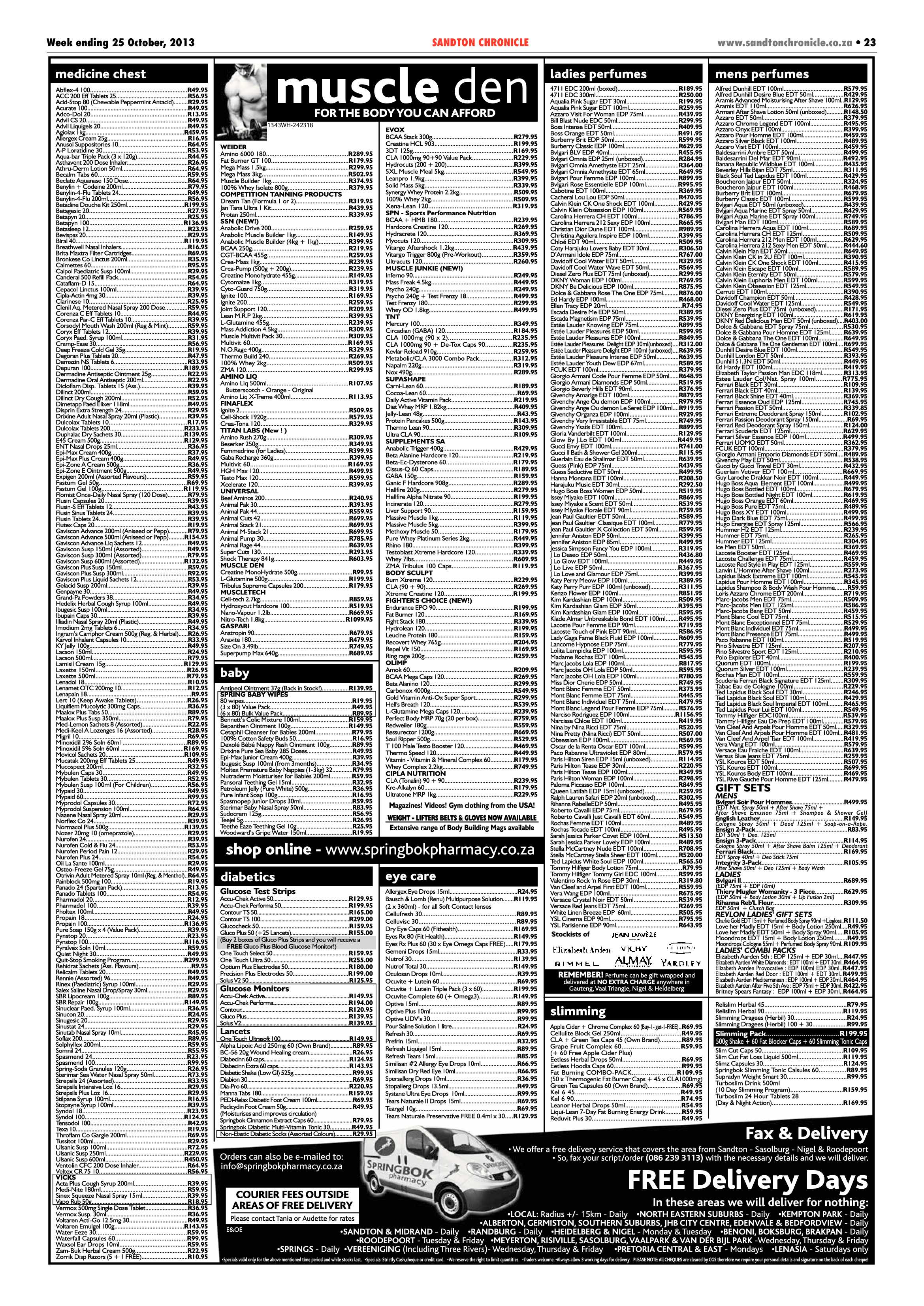 Sandton Chronicle 25 October 2013 page 43