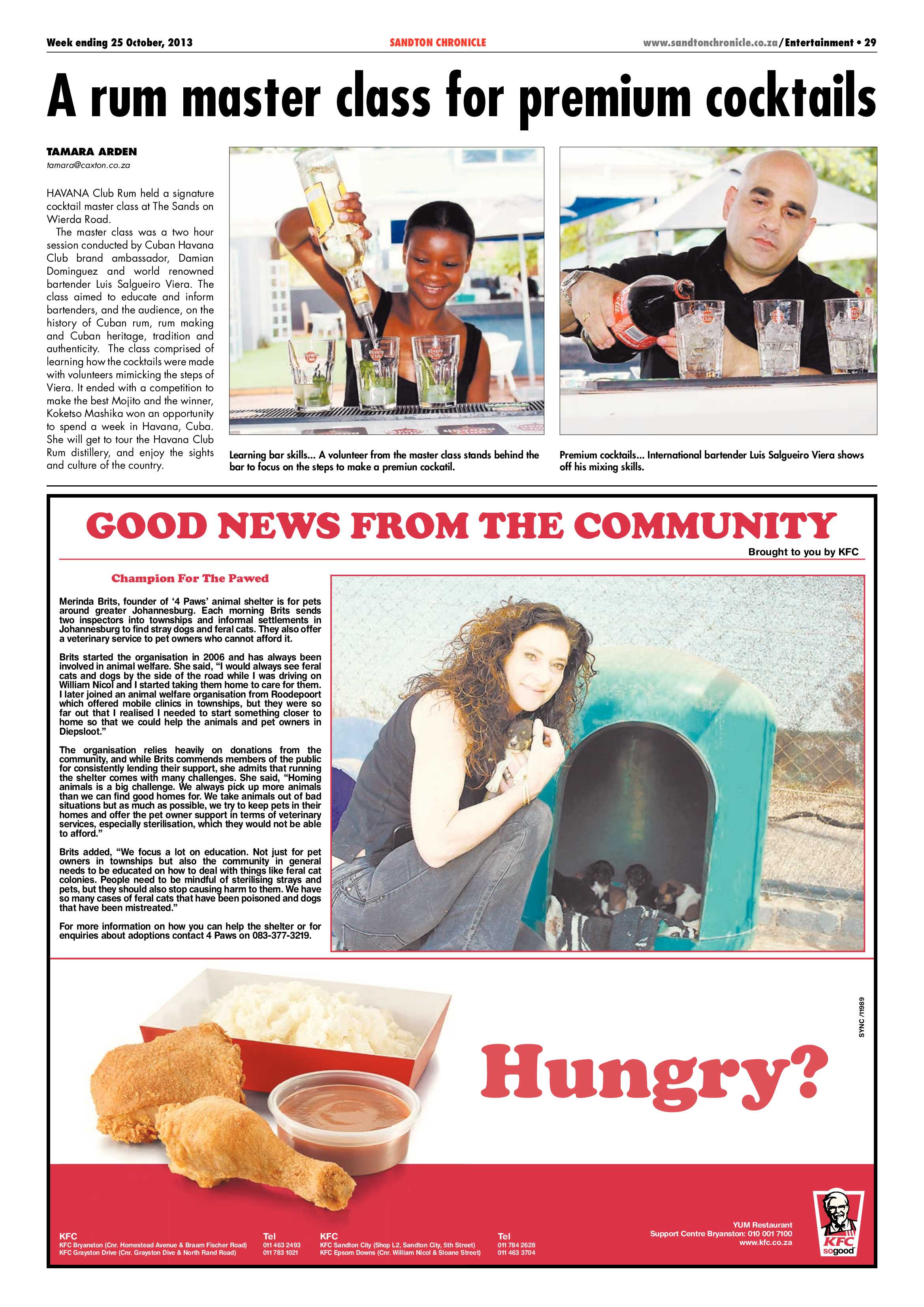 Sandton Chronicle 25 October 2013 page 49