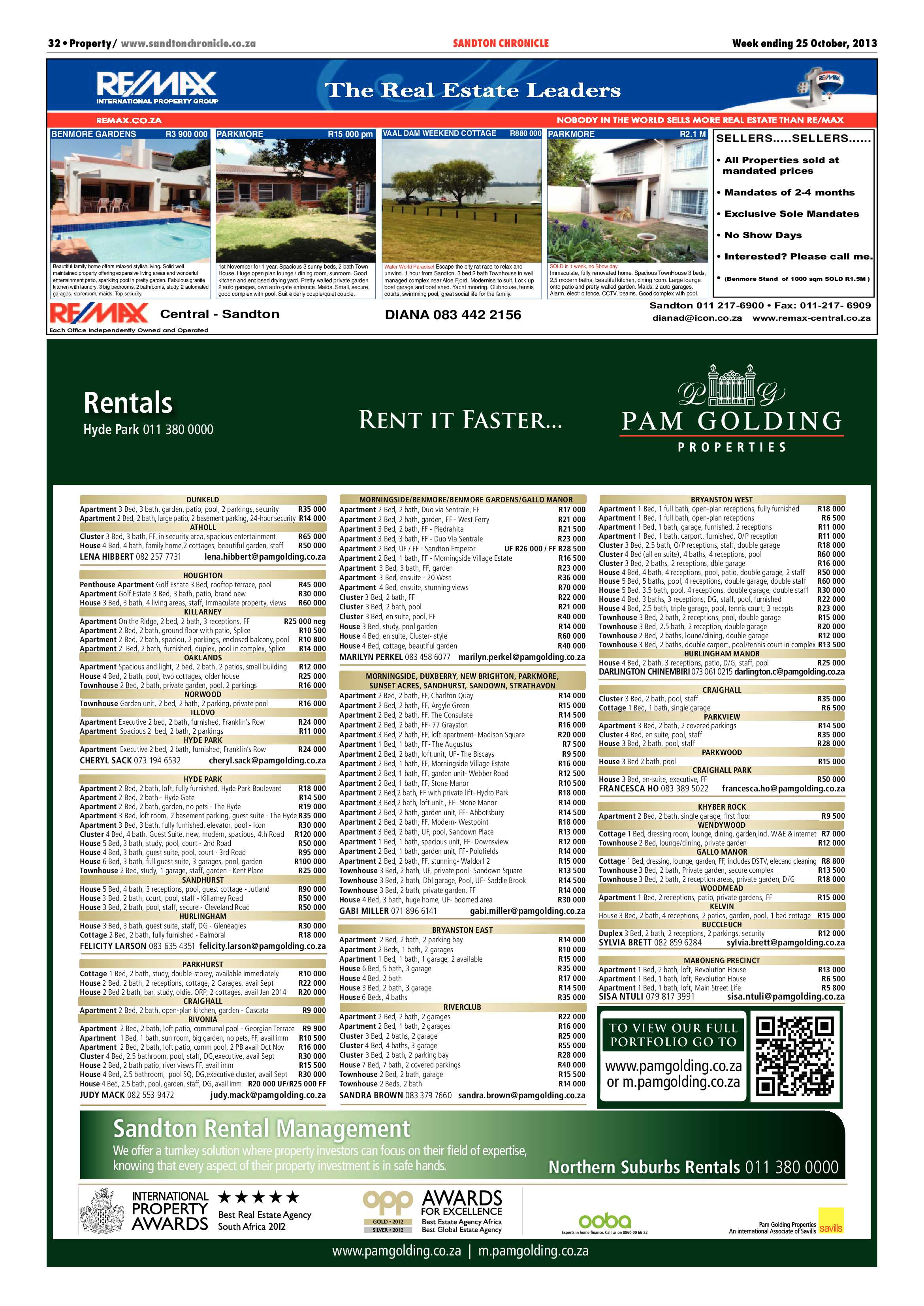 Sandton Chronicle 25 October 2013 page 52