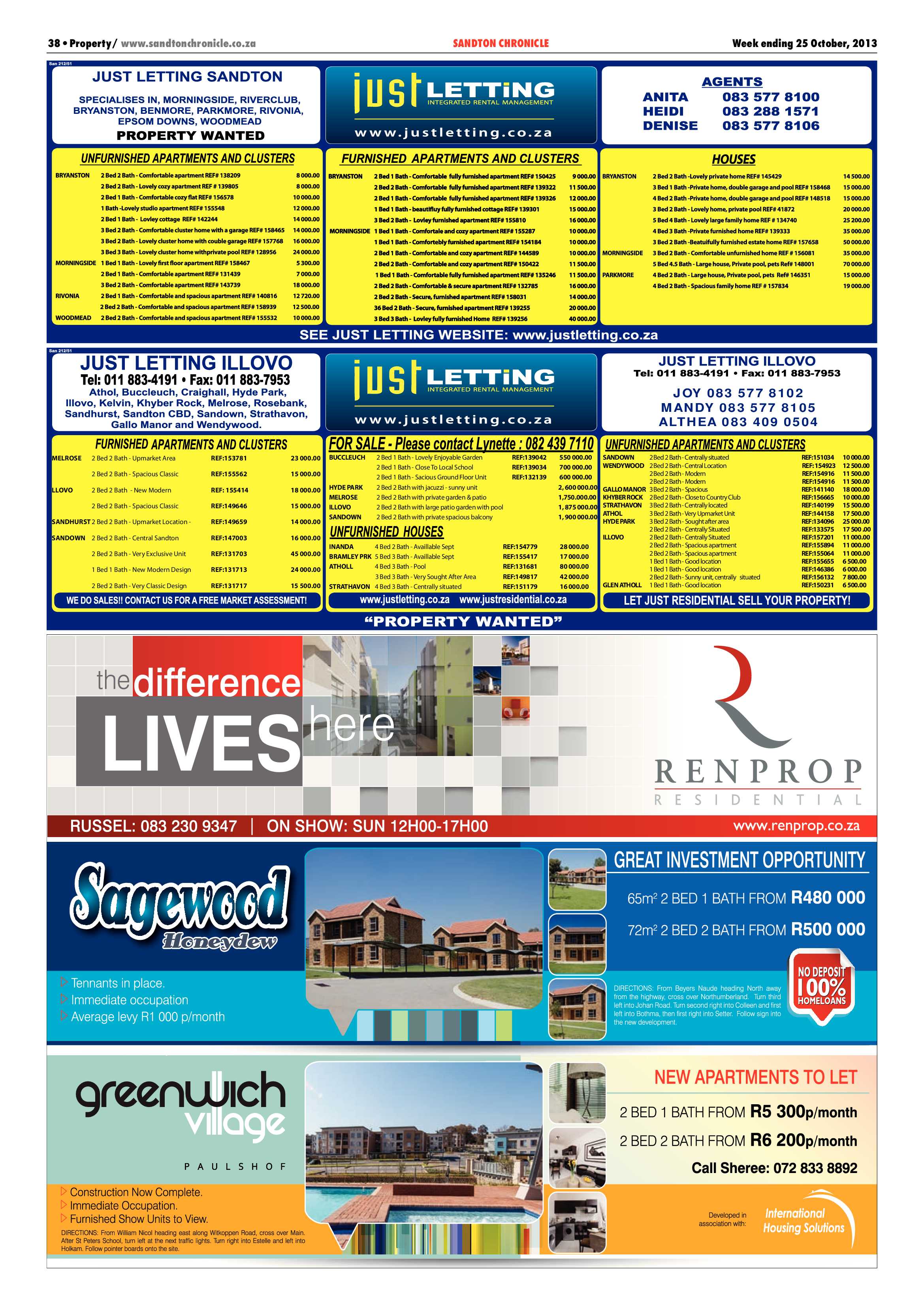 Sandton Chronicle 25 October 2013 page 58