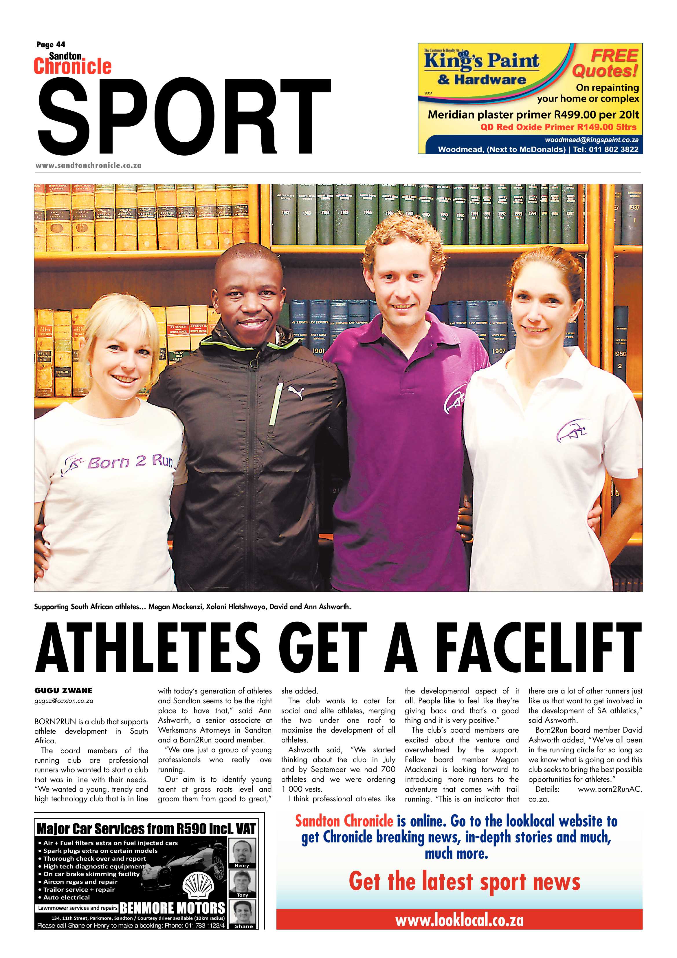 Sandton Chronicle 25 October 2013 page 64
