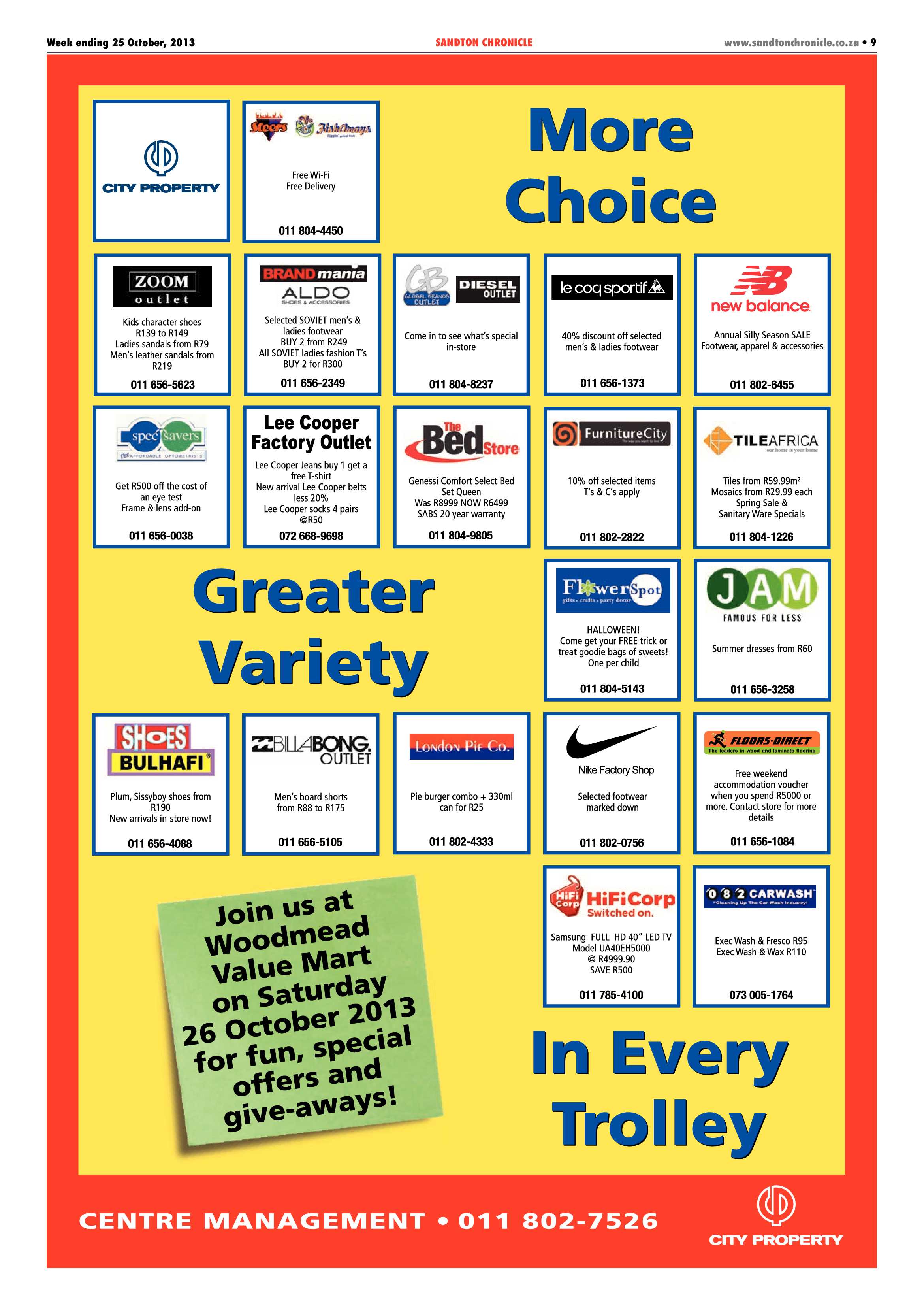 Sandton Chronicle 25 October 2013 page 9