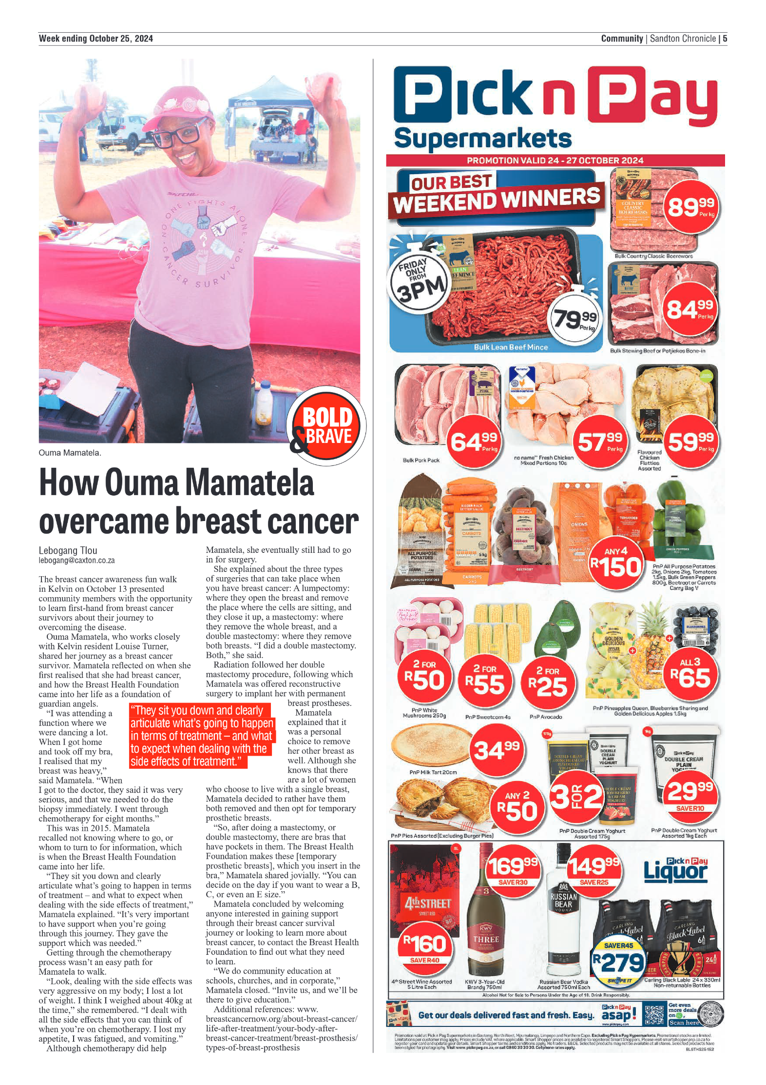 Sandton Chronicle 25 October 2024 page 5