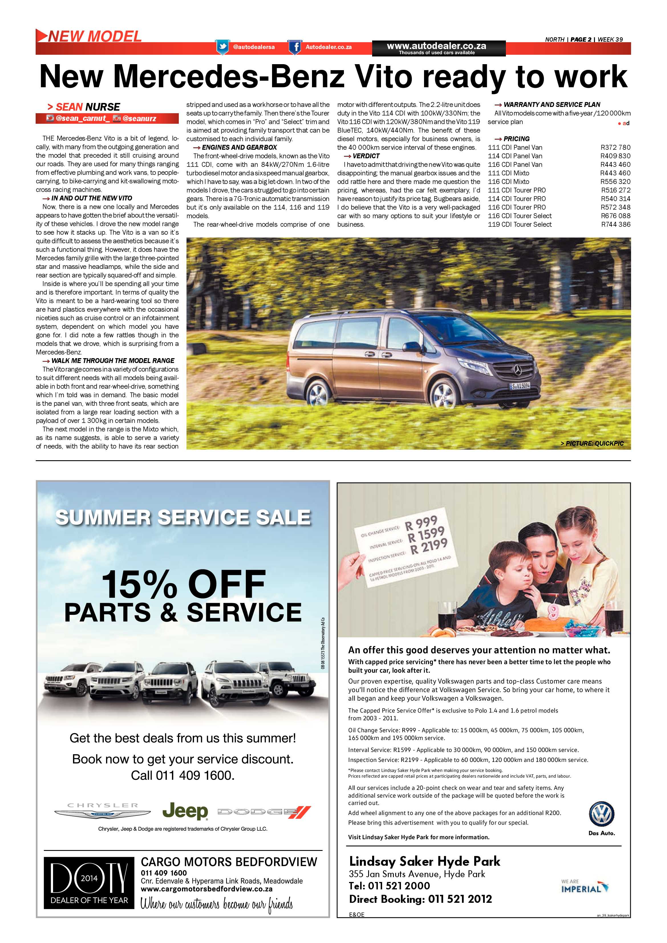 Sandton Chronicle 25 September 2015 page 18