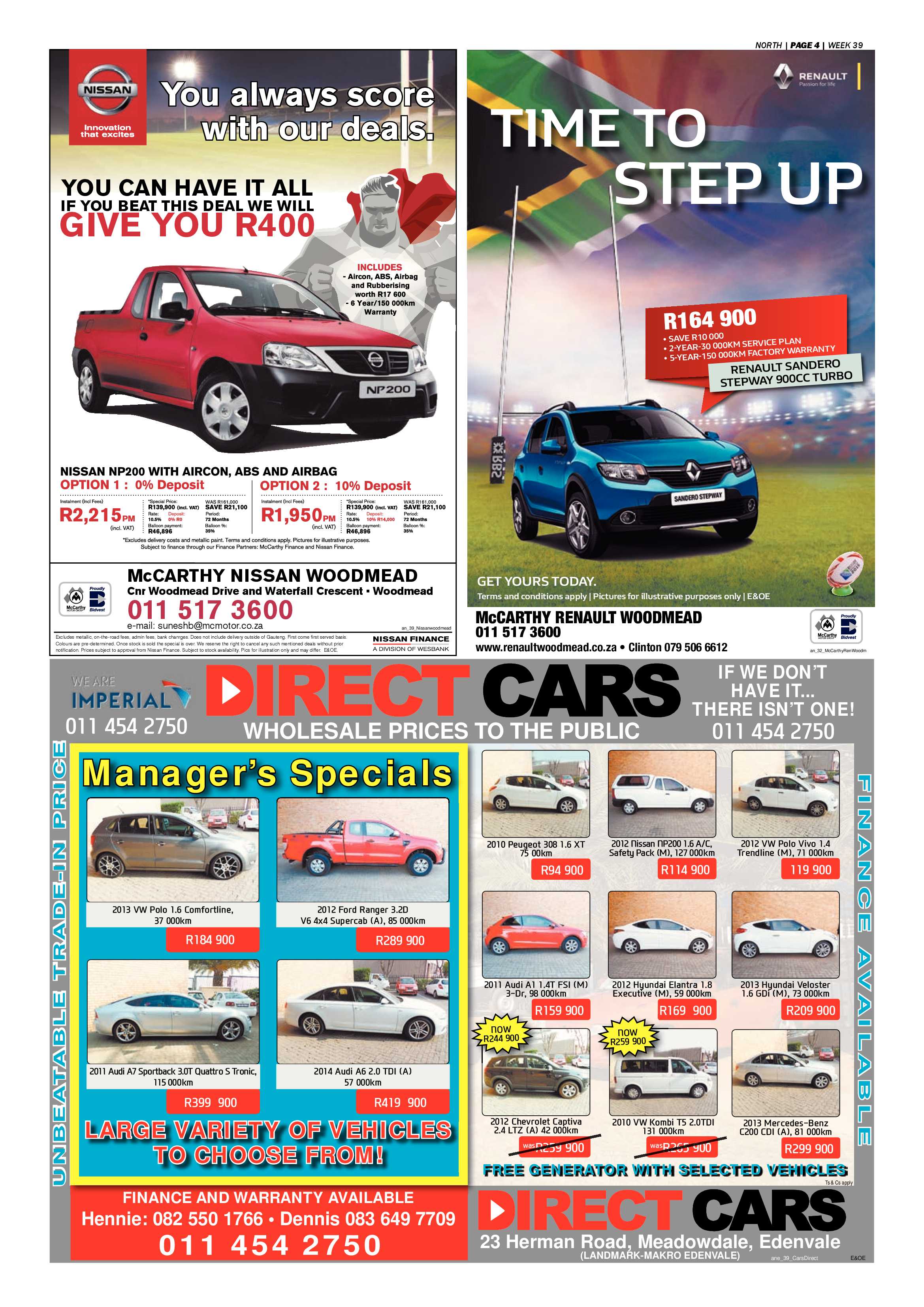 Sandton Chronicle 25 September 2015 page 20