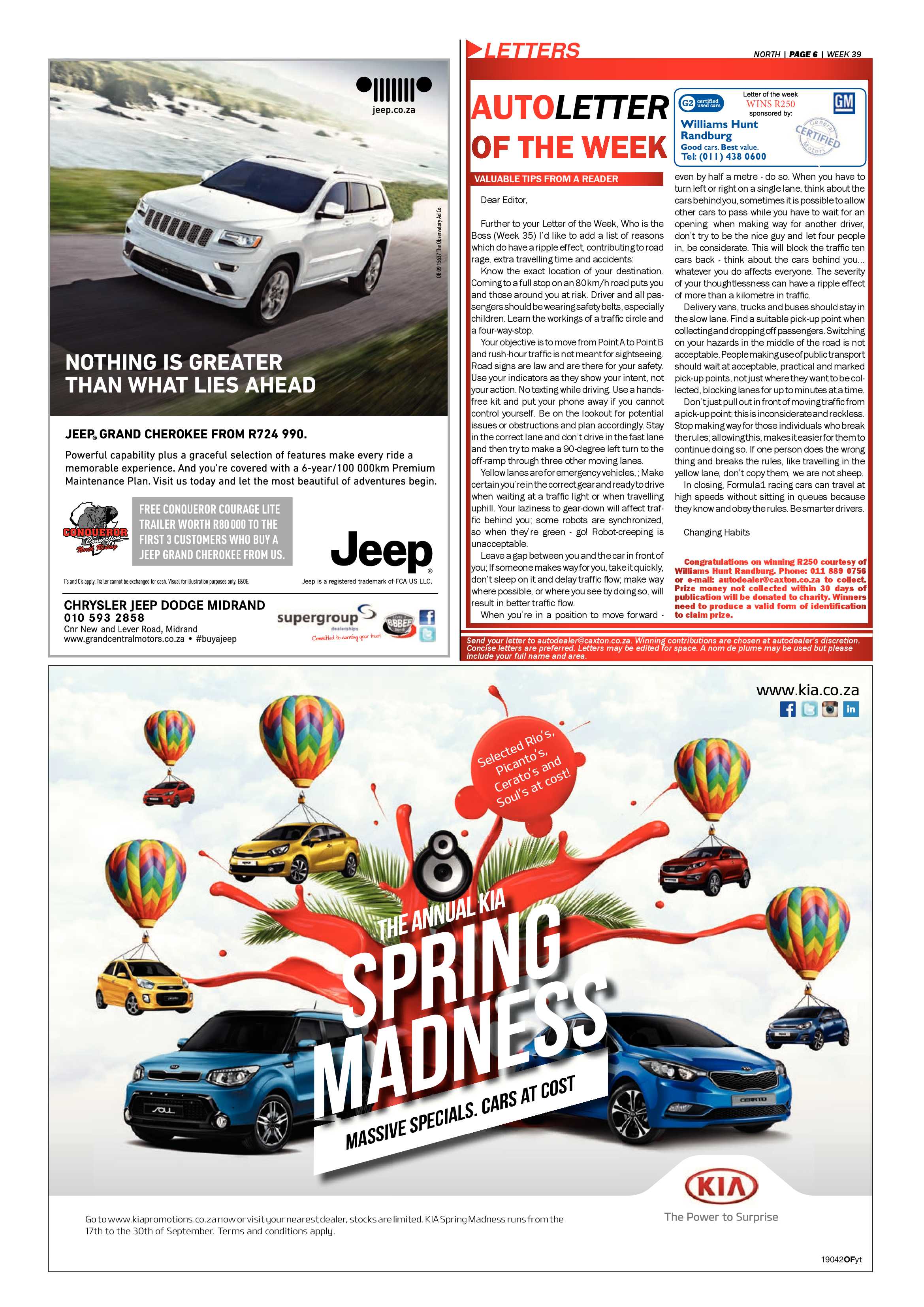 Sandton Chronicle 25 September 2015 page 22