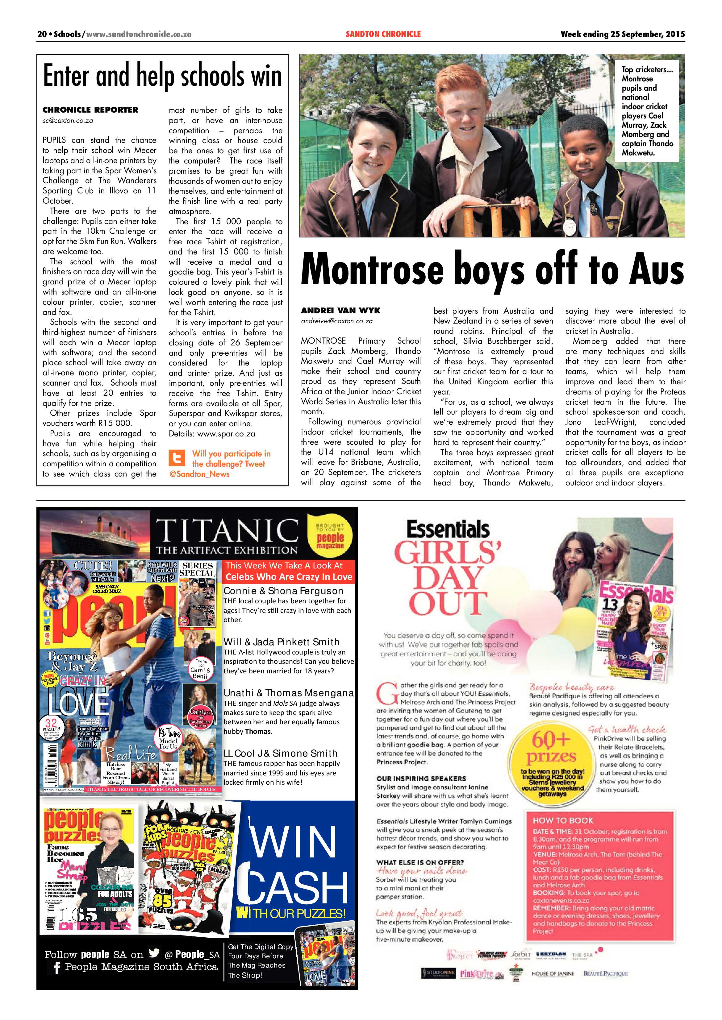 Sandton Chronicle 25 September 2015 page 28