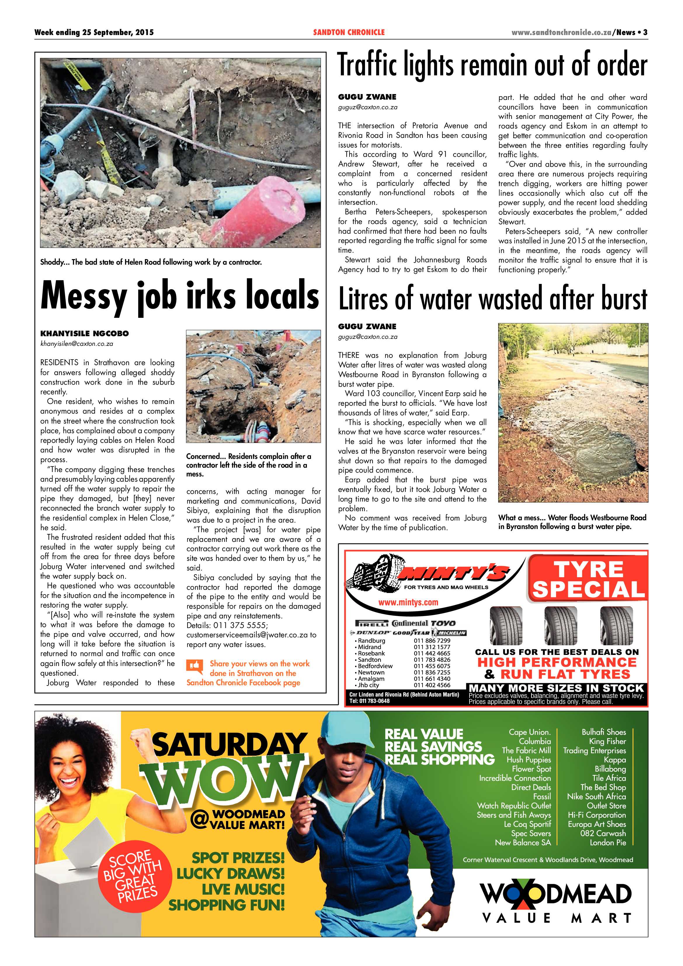 Sandton Chronicle 25 September 2015 page 3