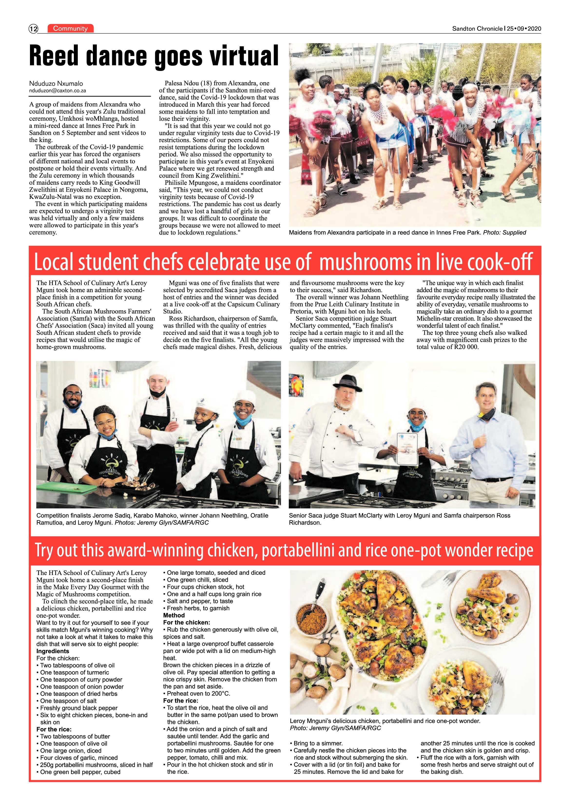 Sandton Chronicle 25 September 2020 page 12