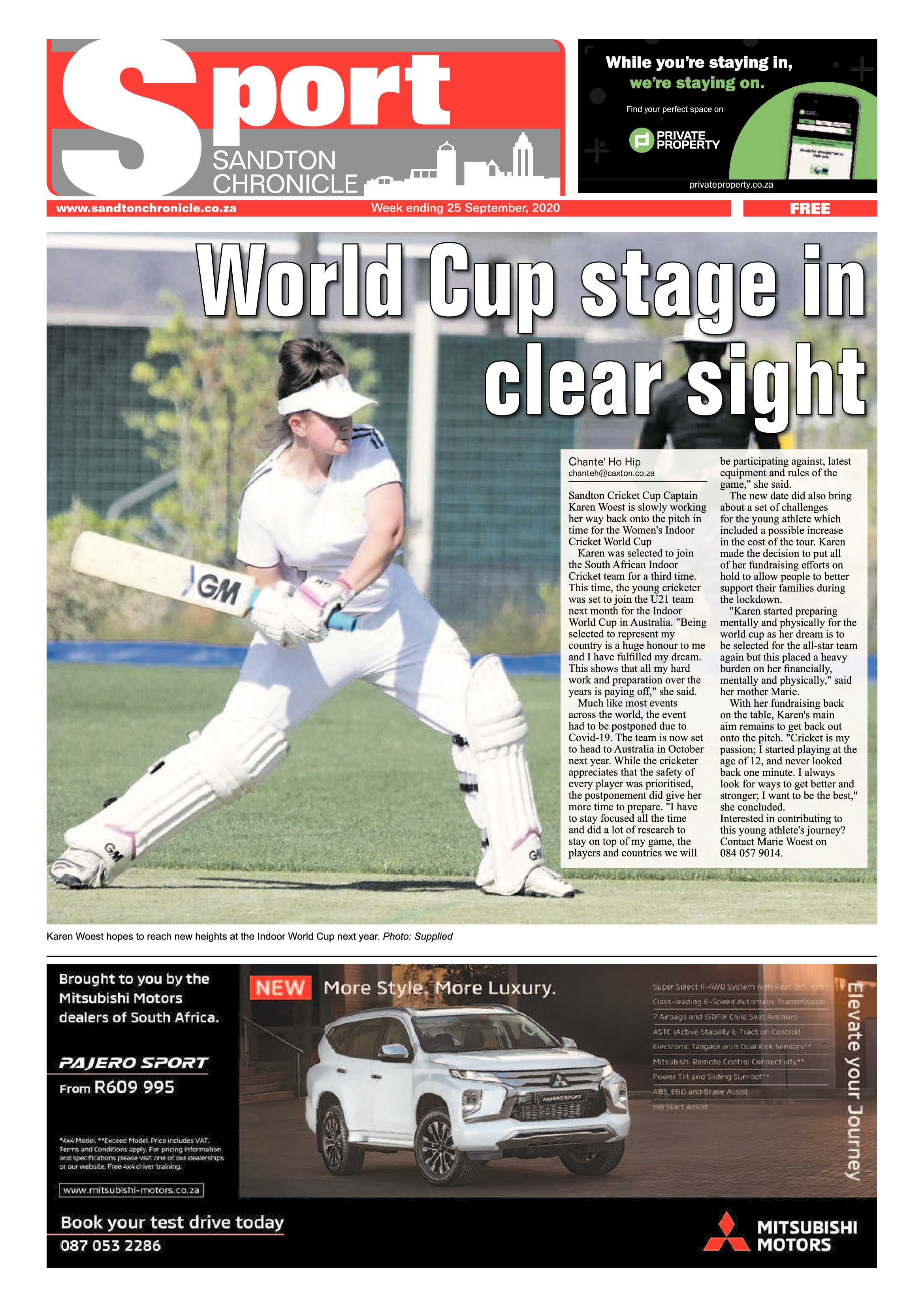 Sandton Chronicle 25 September 2020 page 20