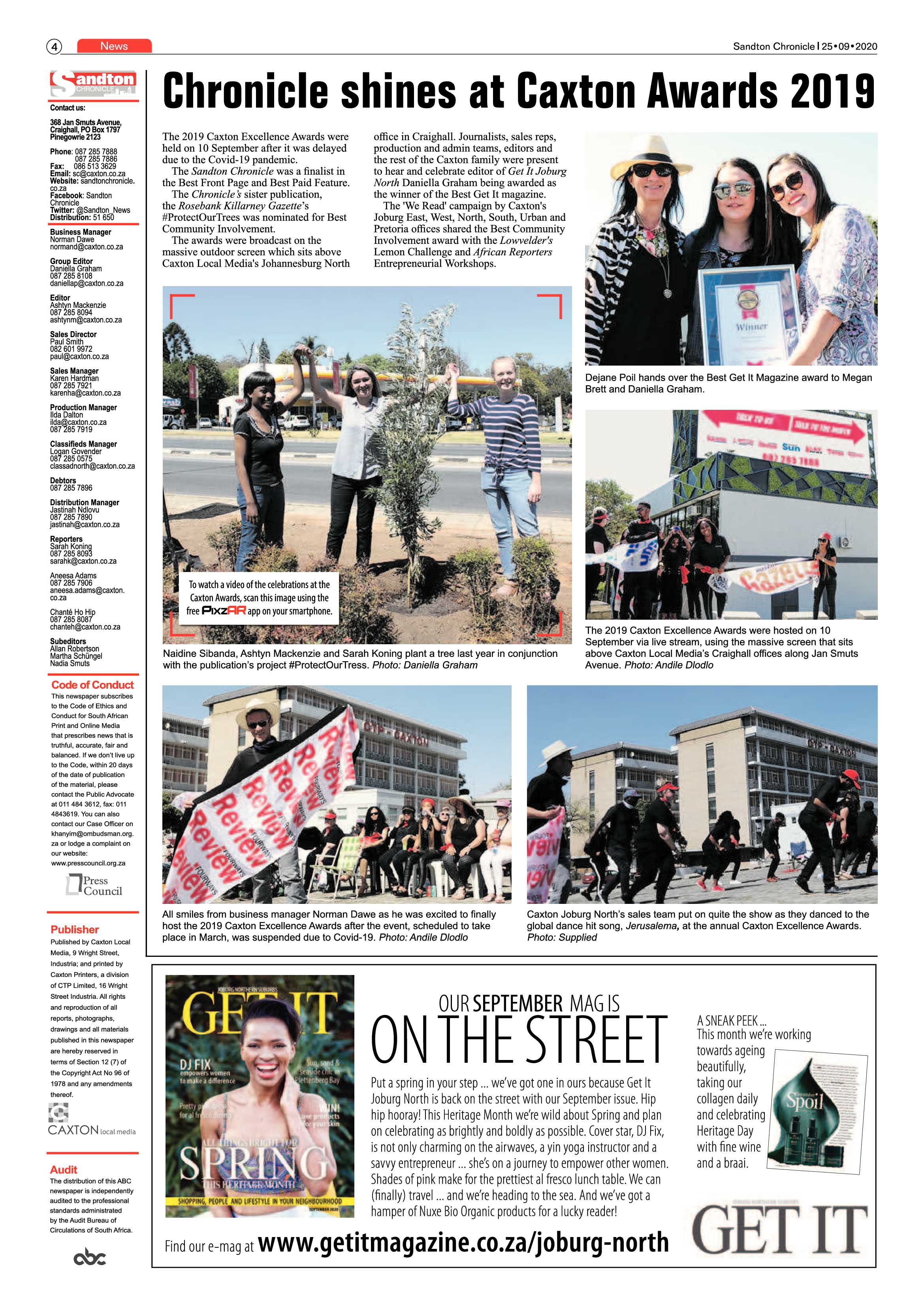 Sandton Chronicle 25 September 2020 page 4