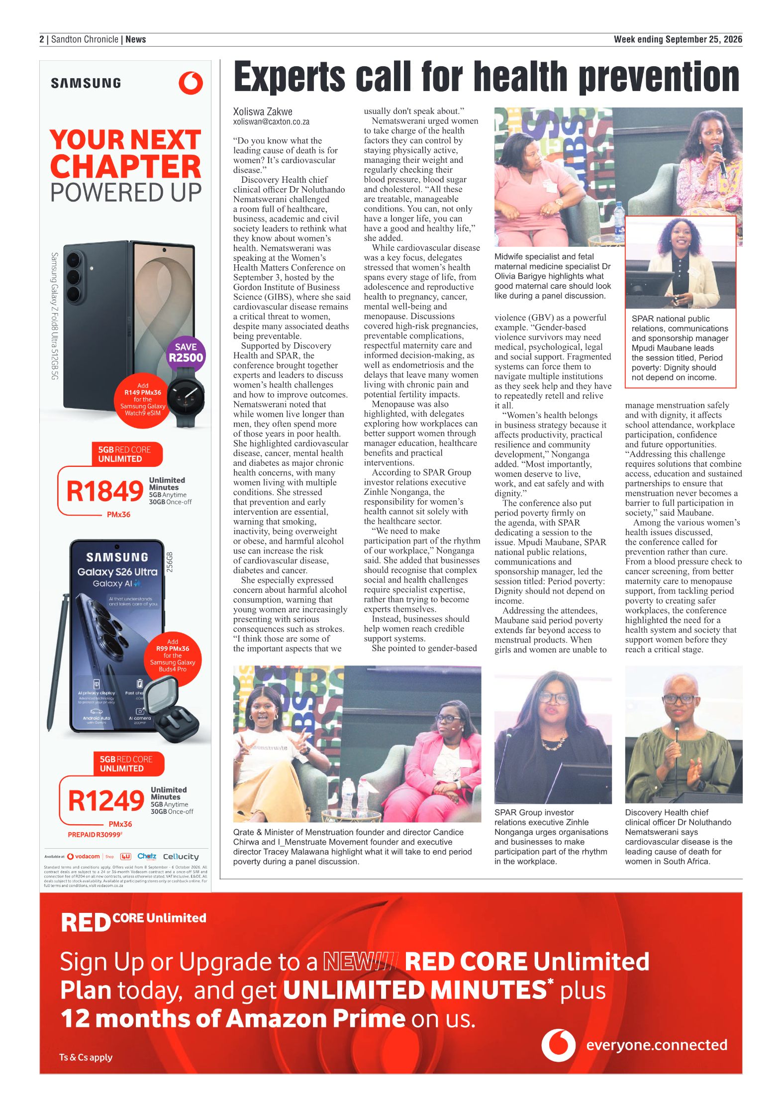 Sandton Chronicle 25 September 2026 page 2