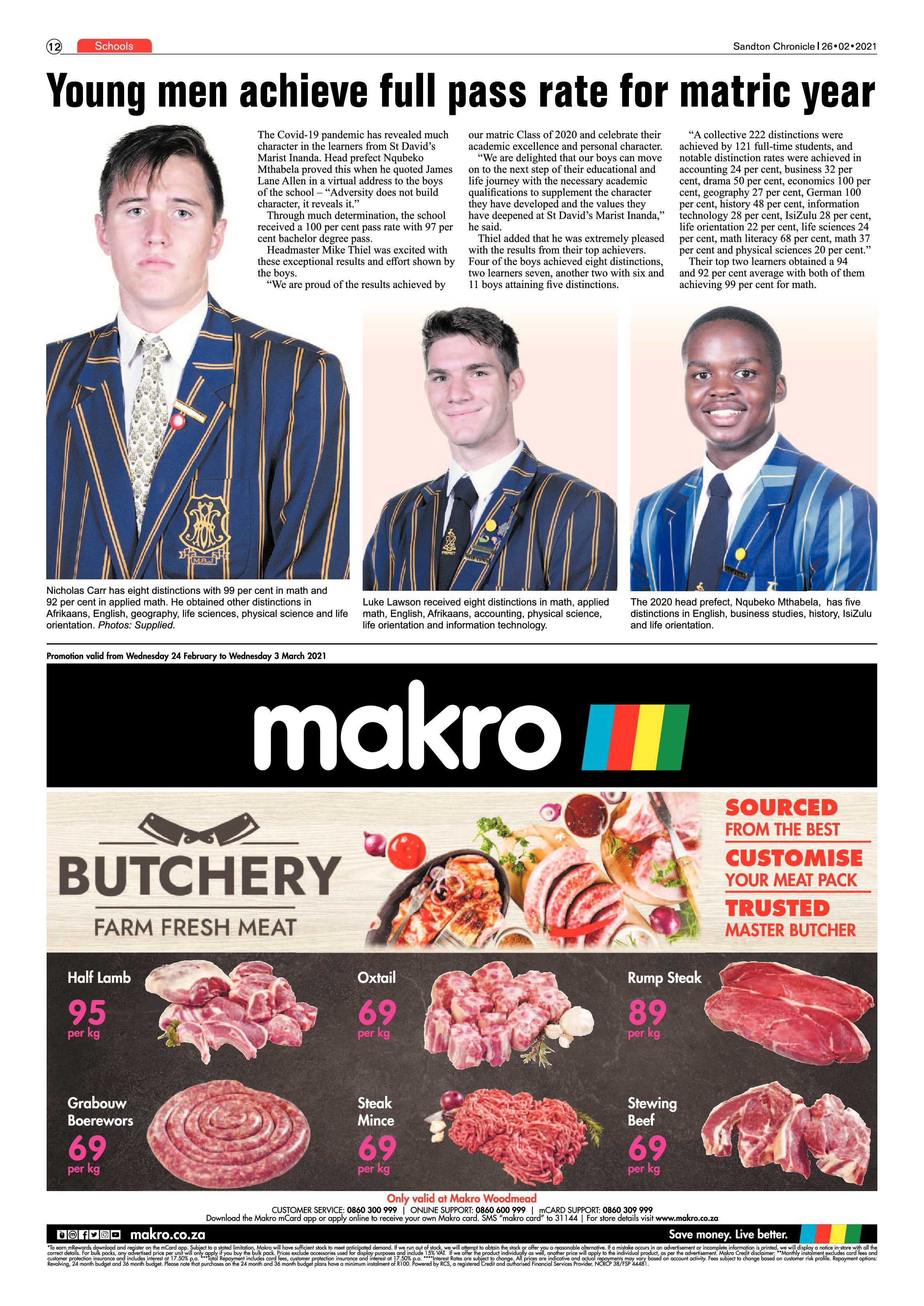 Sandton Chronicle 26 February 2021 page 12