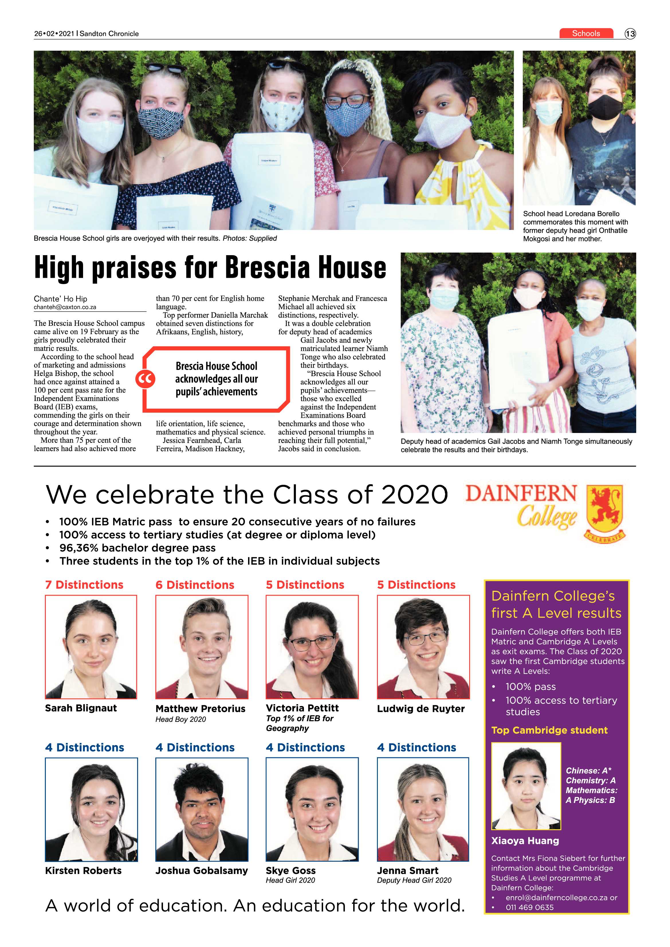 Sandton Chronicle 26 February 2021 page 13