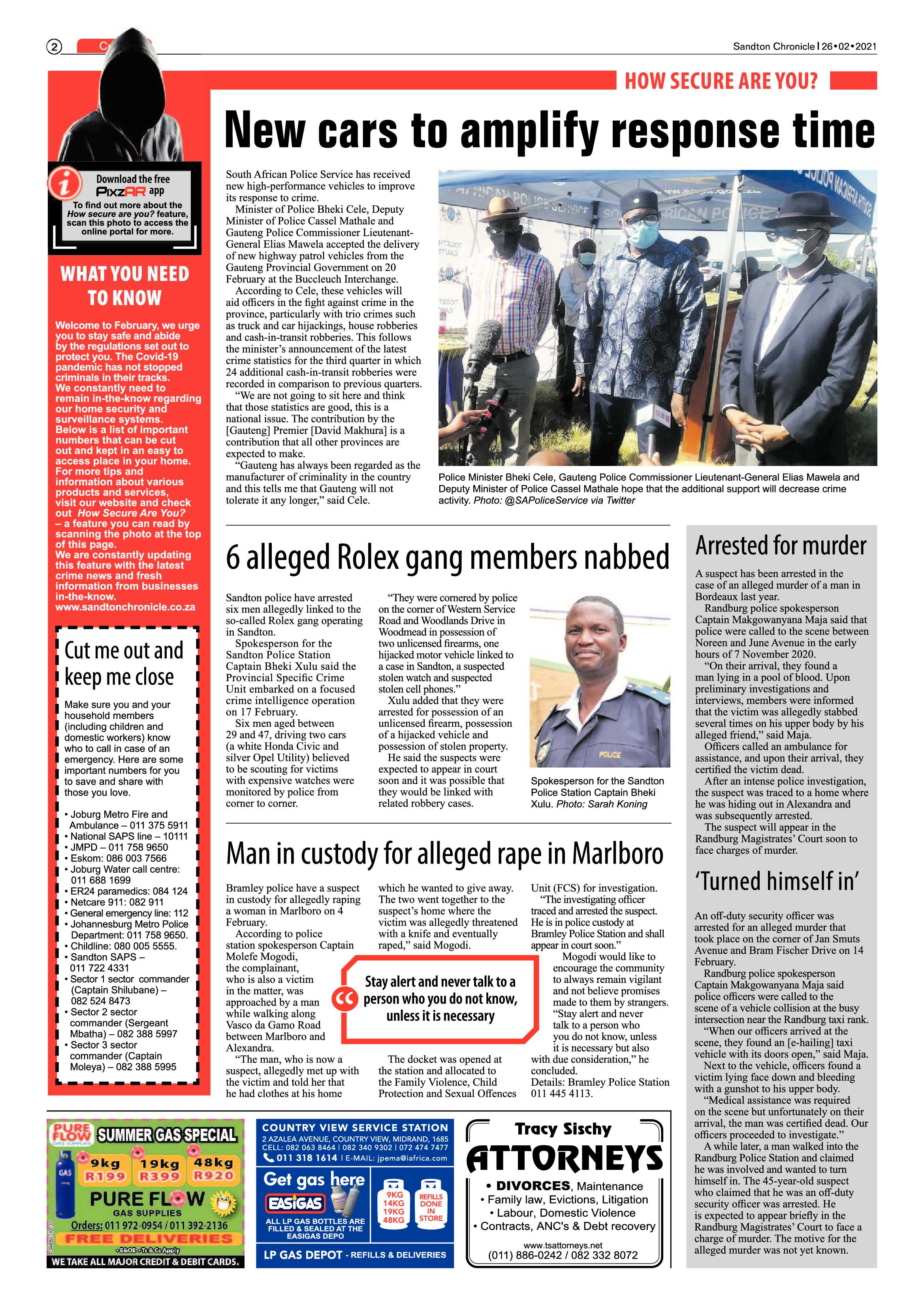 Sandton Chronicle 26 February 2021 page 2