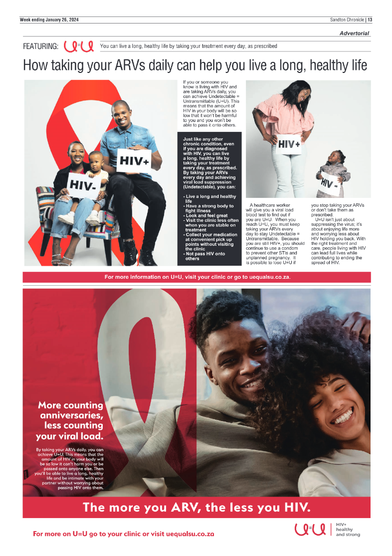 Sandton Chronicle 26 January 2024 page 13