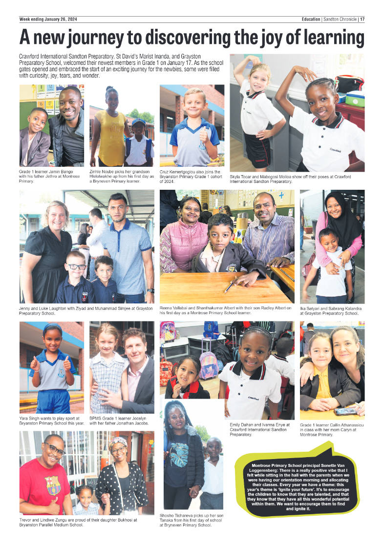 Sandton Chronicle 26 January 2024 page 17
