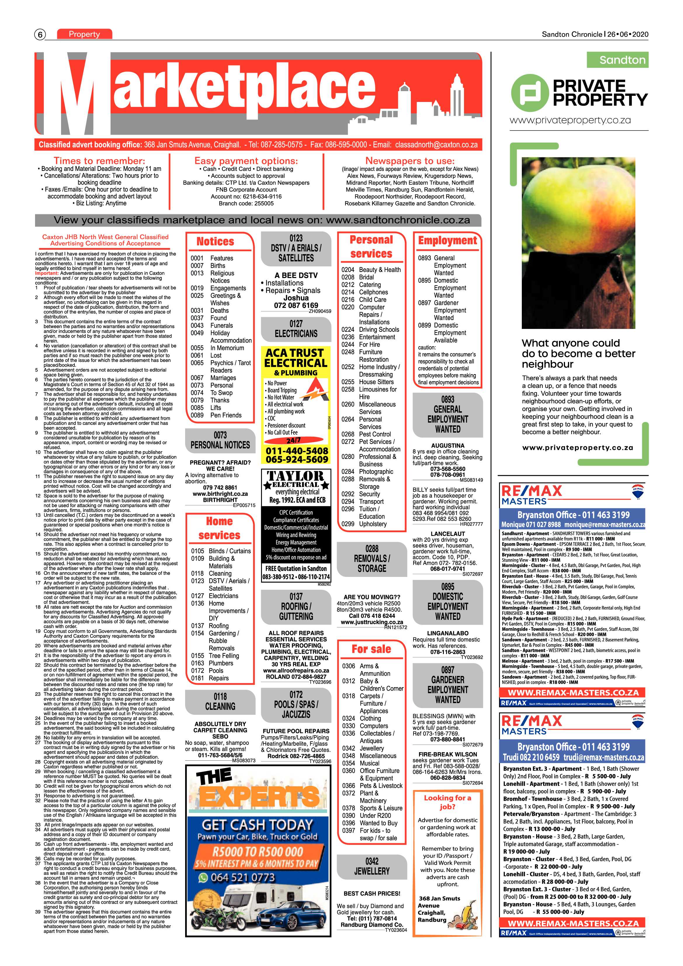 Sandton Chronicle 26 June 2020 page 14