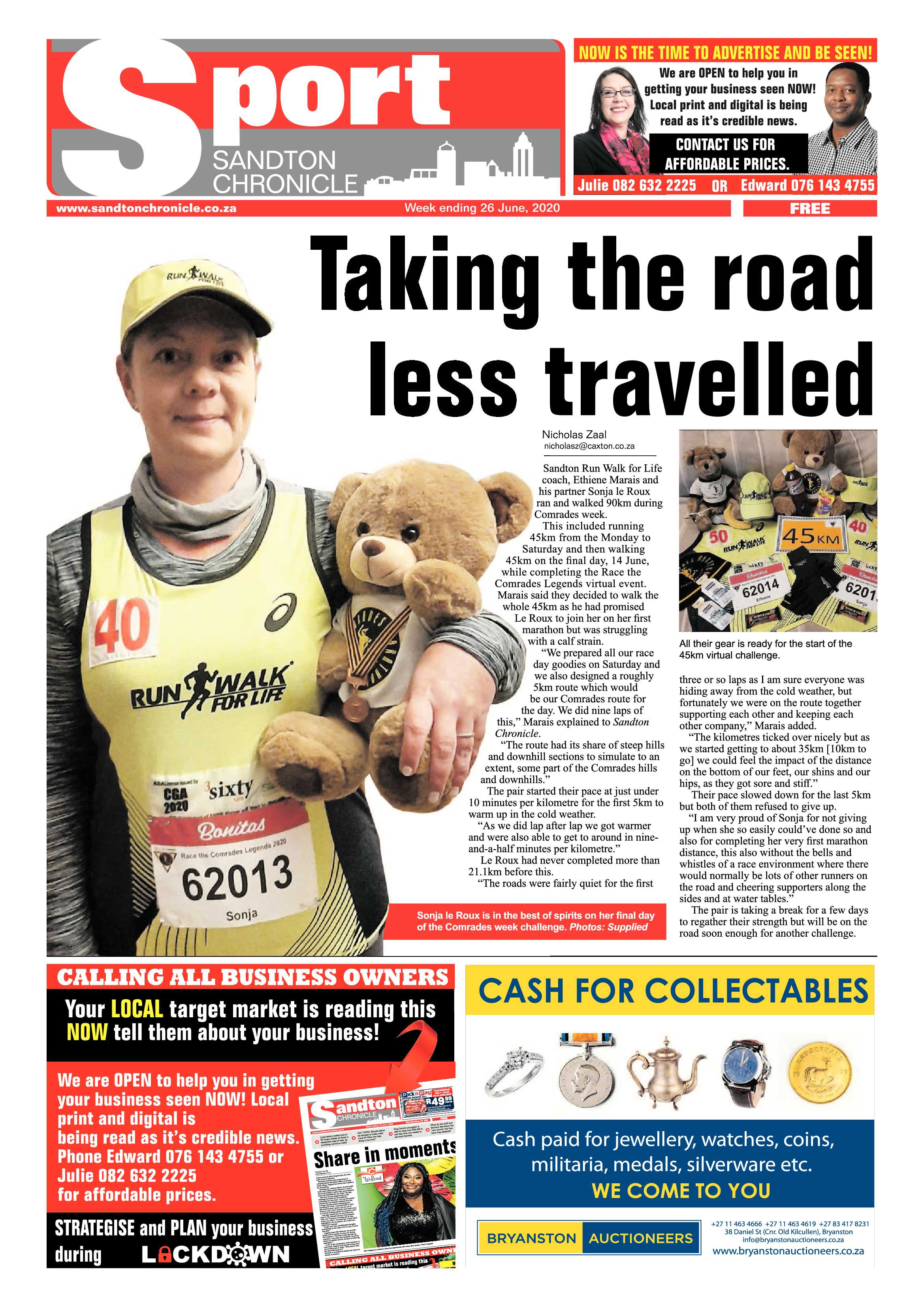 Sandton Chronicle 26 June 2020 page 16