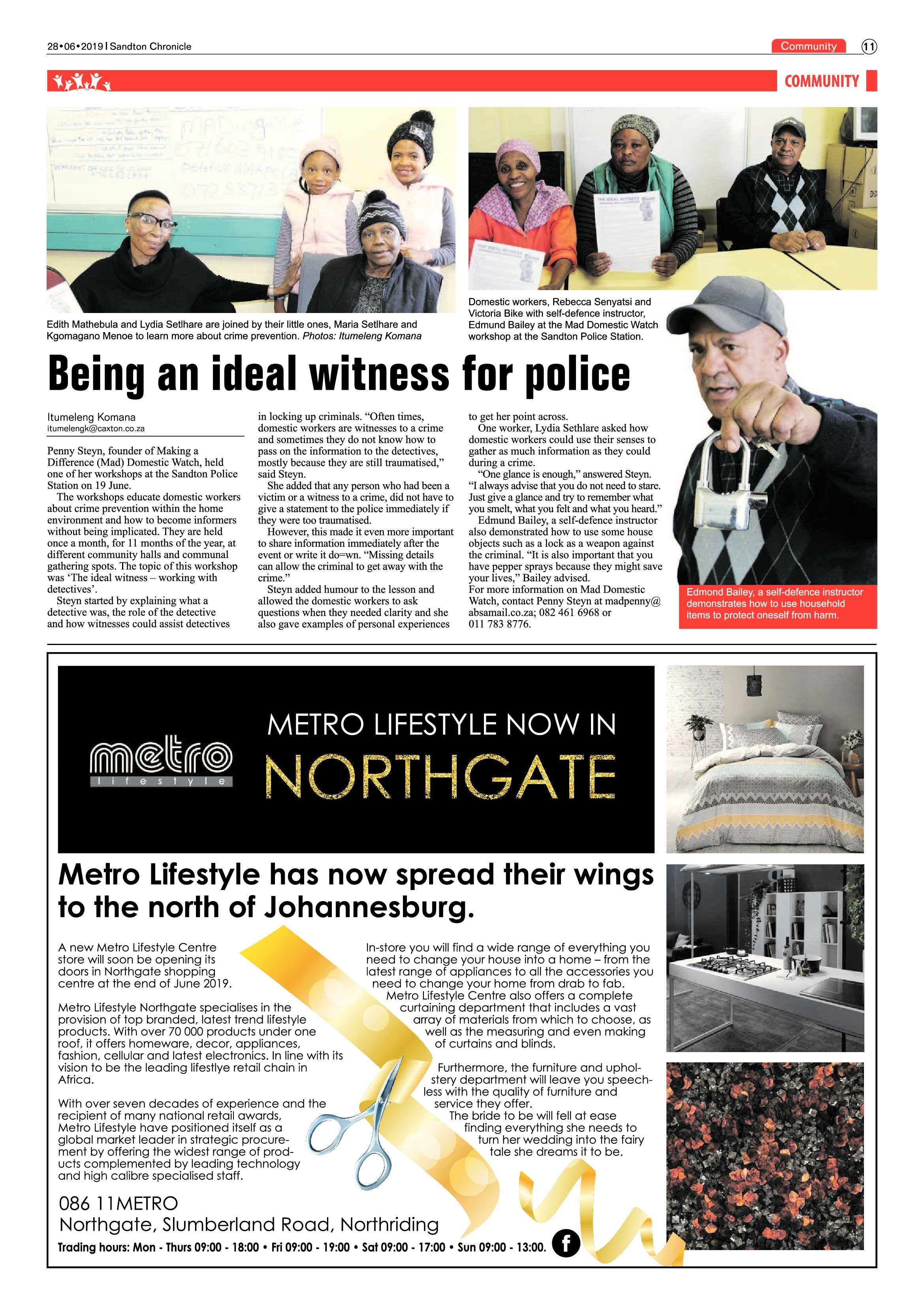 Sandton Chronicle 26 June, 2019 page 11