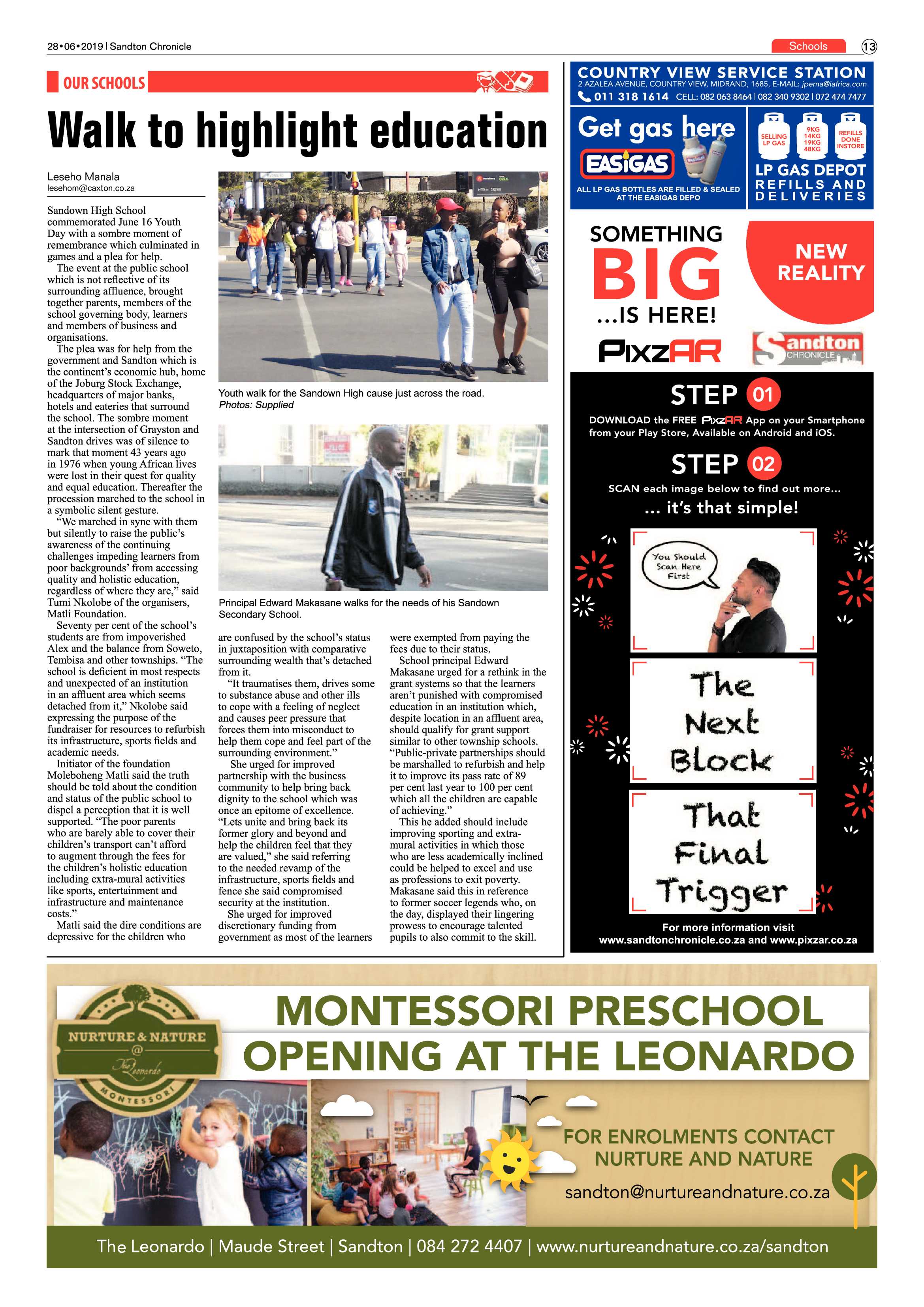 Sandton Chronicle 26 June, 2019 page 13