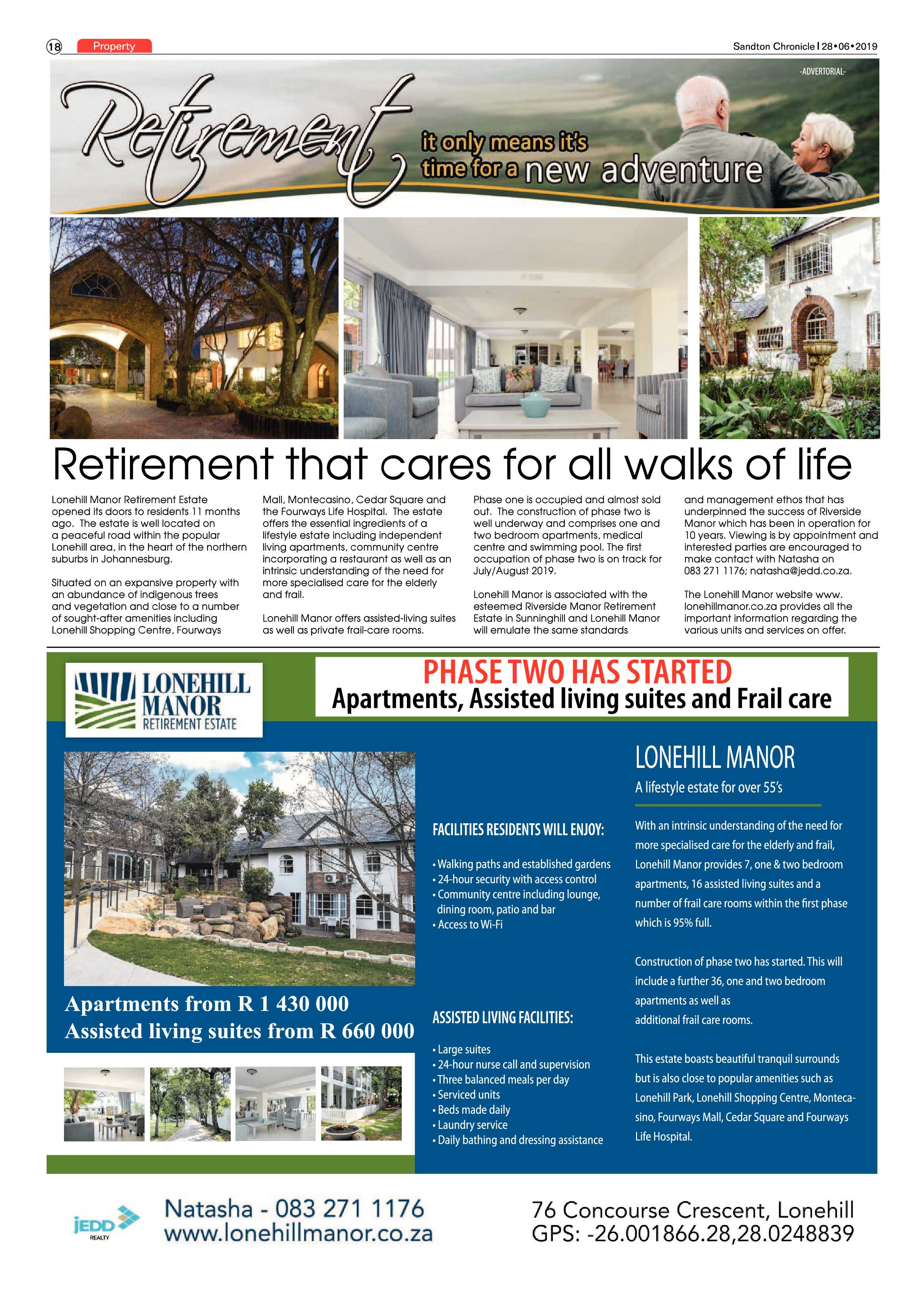 Sandton Chronicle 26 June, 2019 page 18