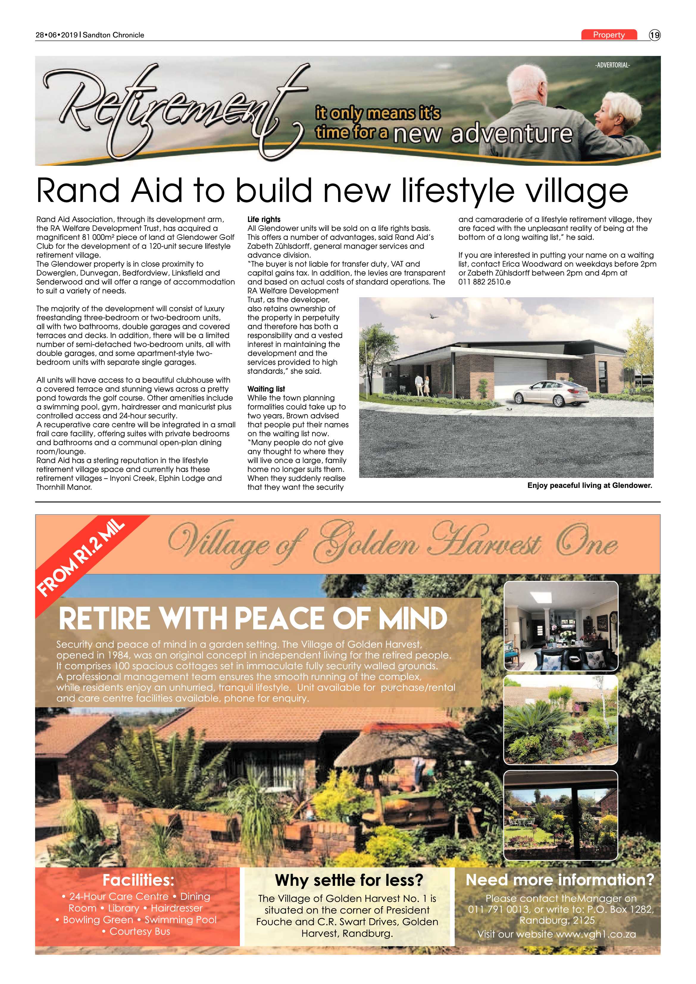 Sandton Chronicle 26 June, 2019 page 19