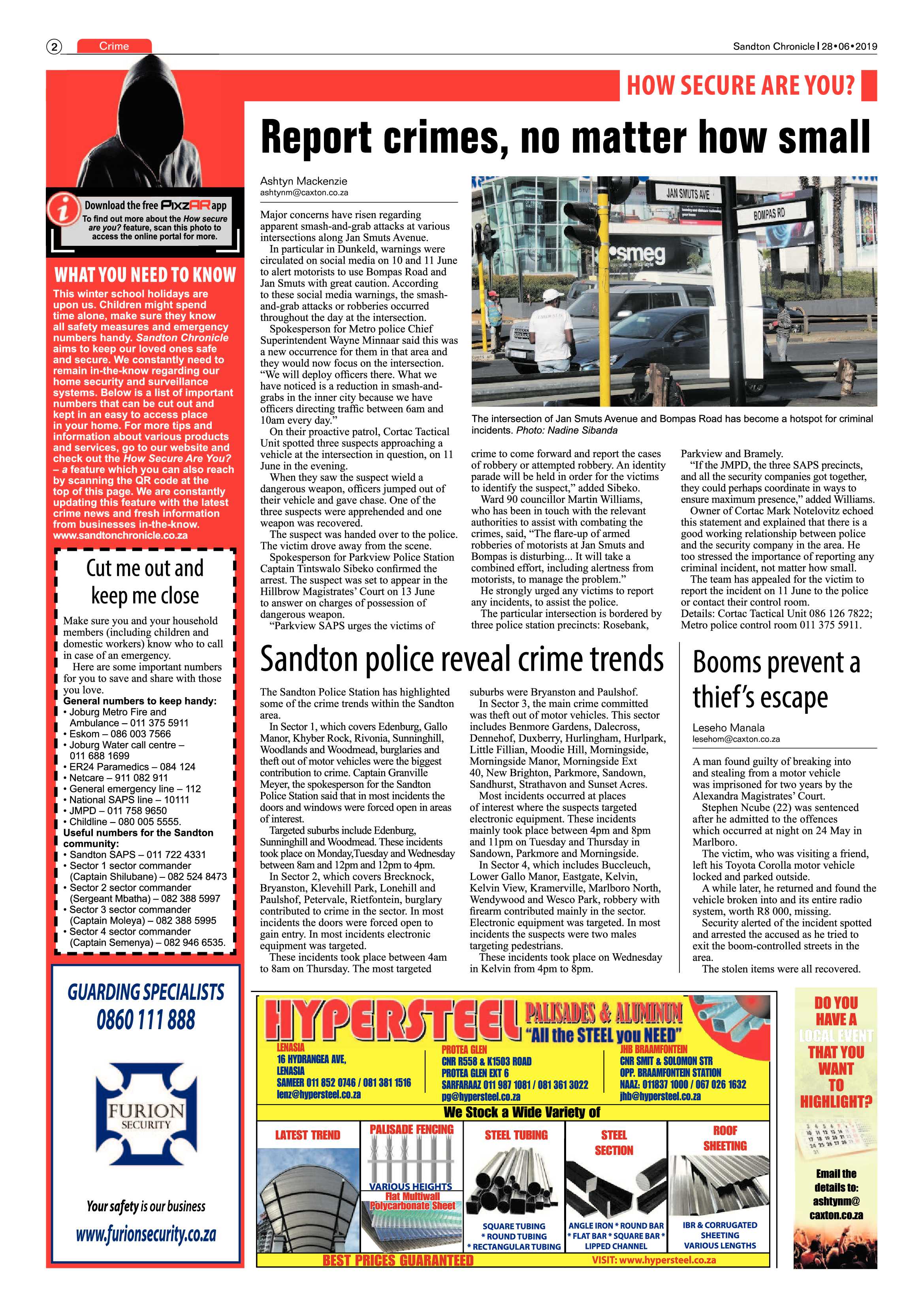Sandton Chronicle 26 June, 2019 page 2