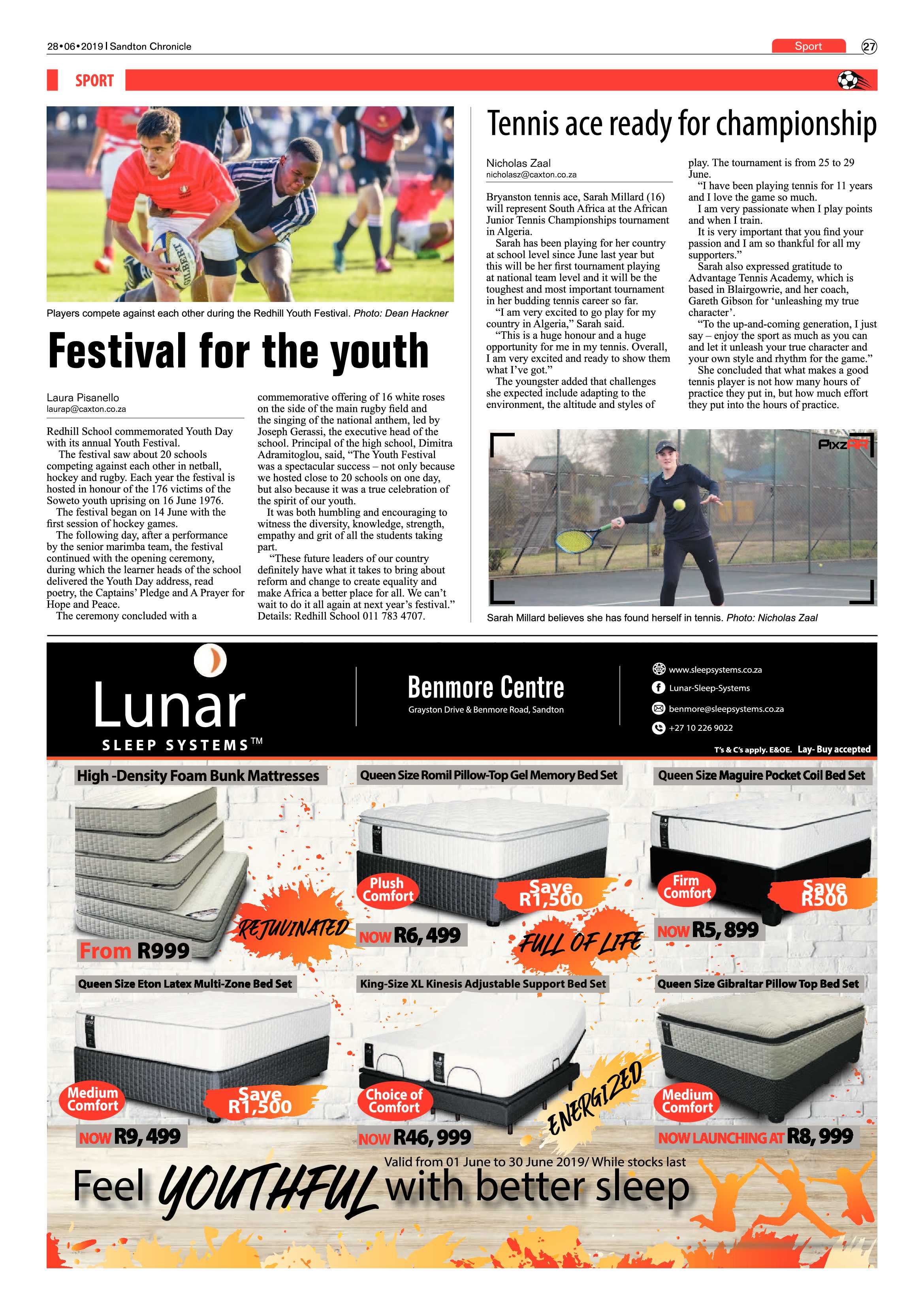 Sandton Chronicle 26 June, 2019 page 27