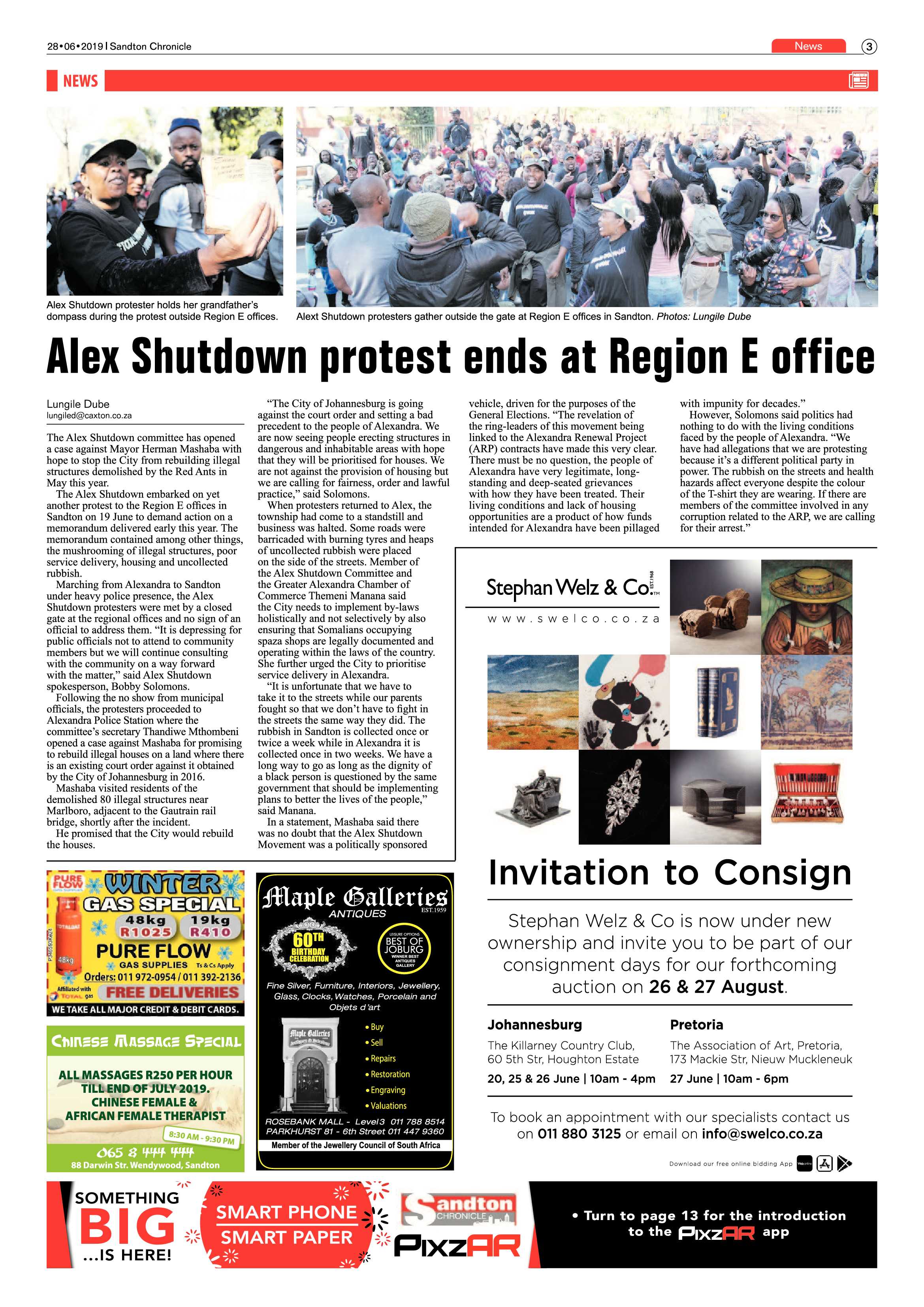 Sandton Chronicle 26 June, 2019 page 3