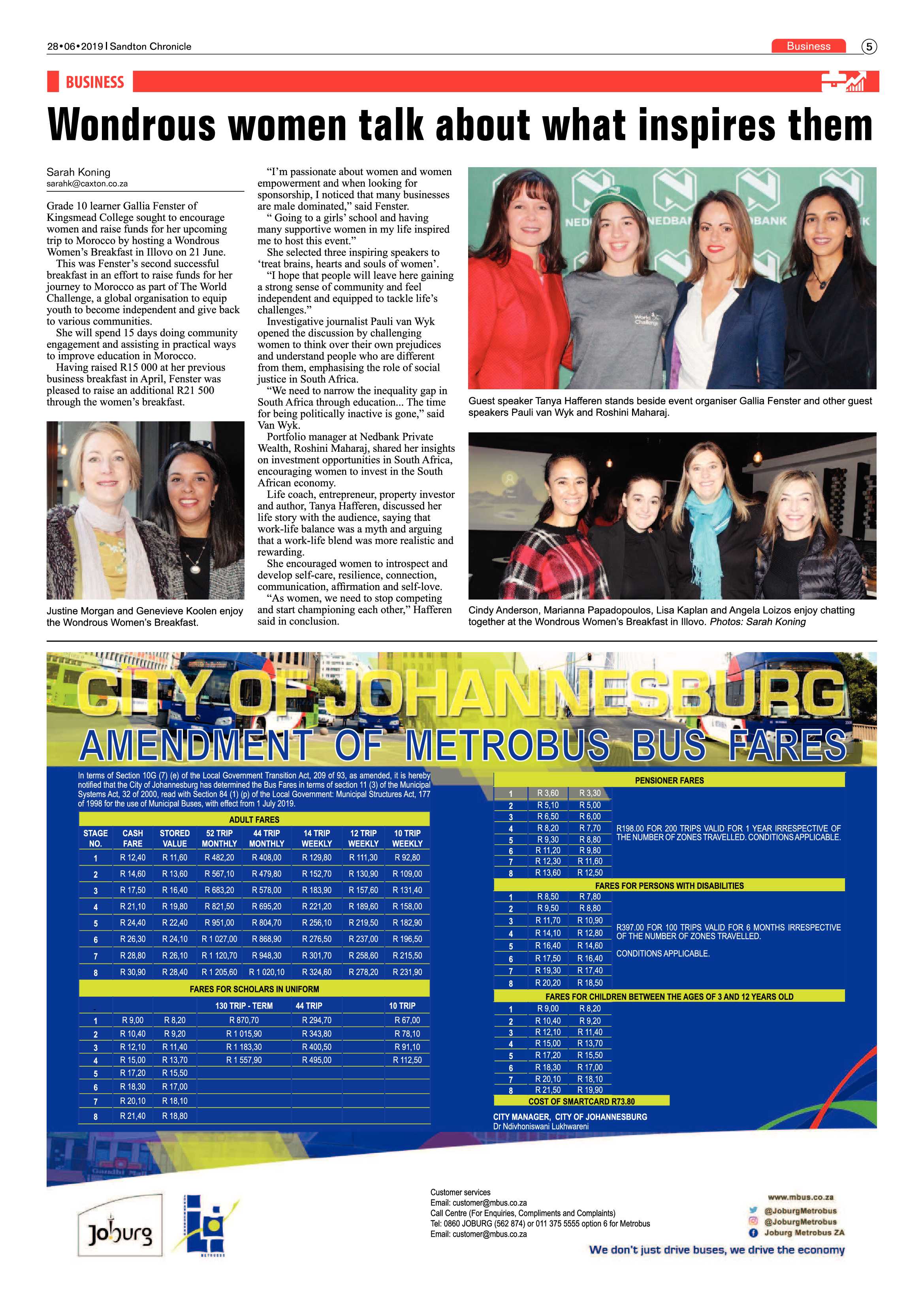 Sandton Chronicle 26 June, 2019 page 5