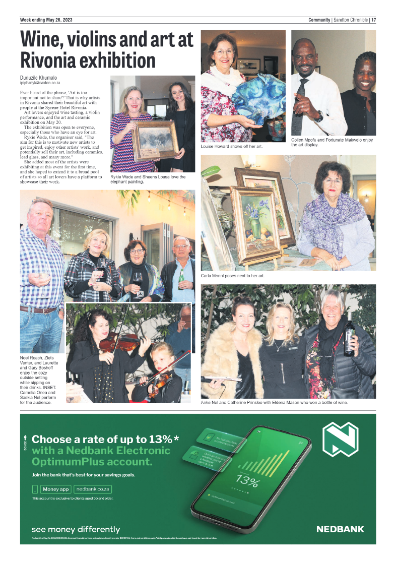 Sandton Chronicle 26 May 2023 page 17