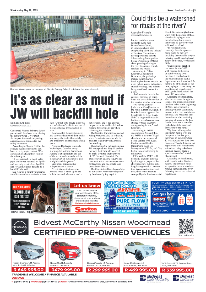 Sandton Chronicle 26 May 2023 page 3
