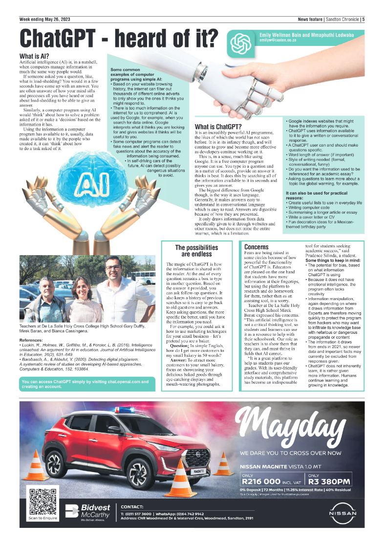 Sandton Chronicle 26 May 2023 page 5