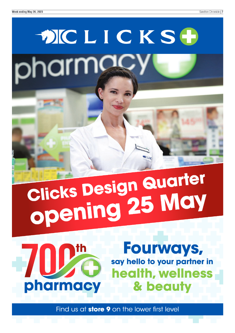 Sandton Chronicle 26 May 2023 page 7