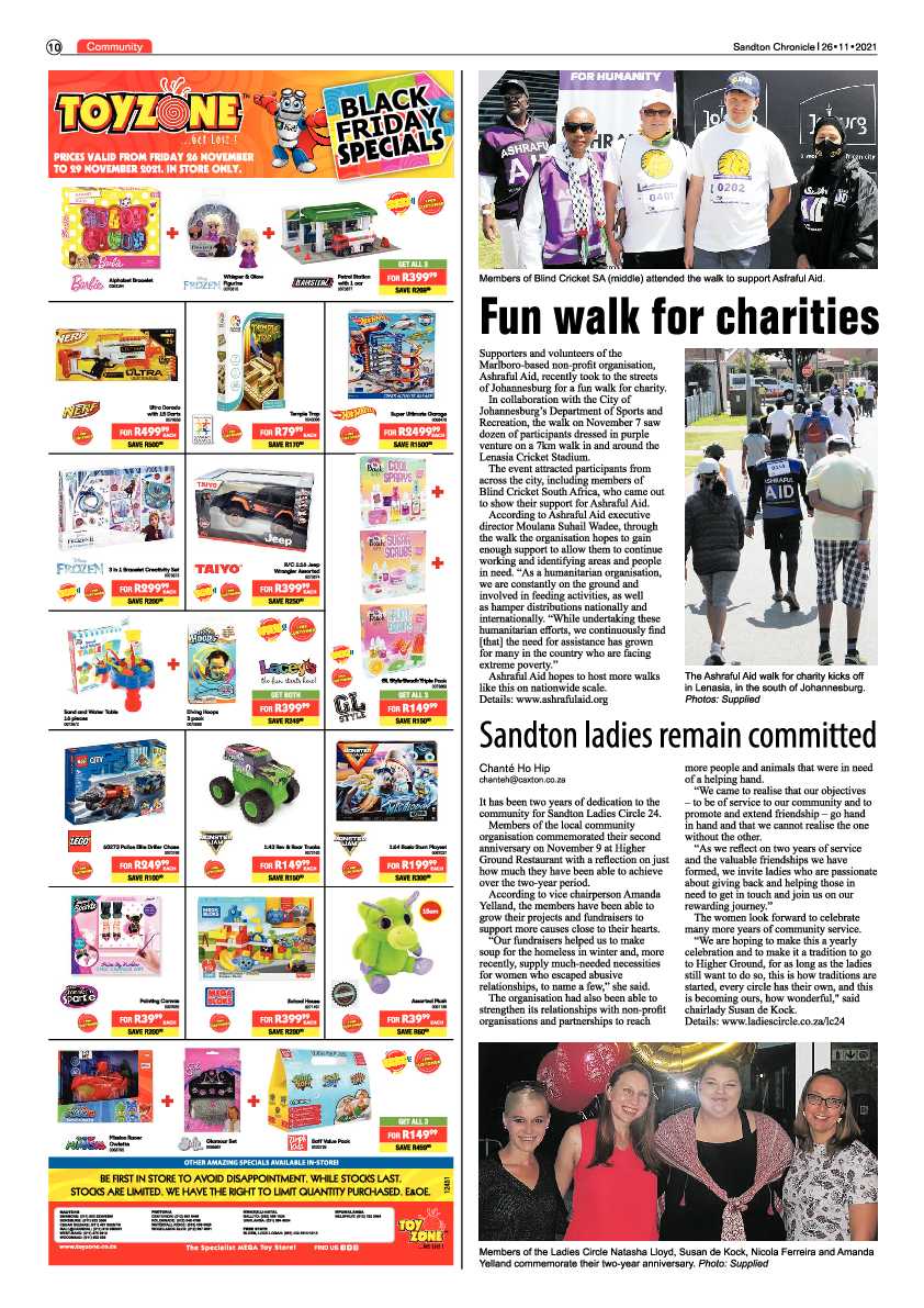 Sandton Chronicle 26 November 2021 page 10