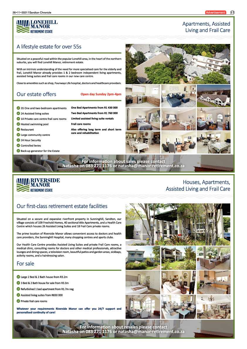 Sandton Chronicle 26 November 2021 page 17