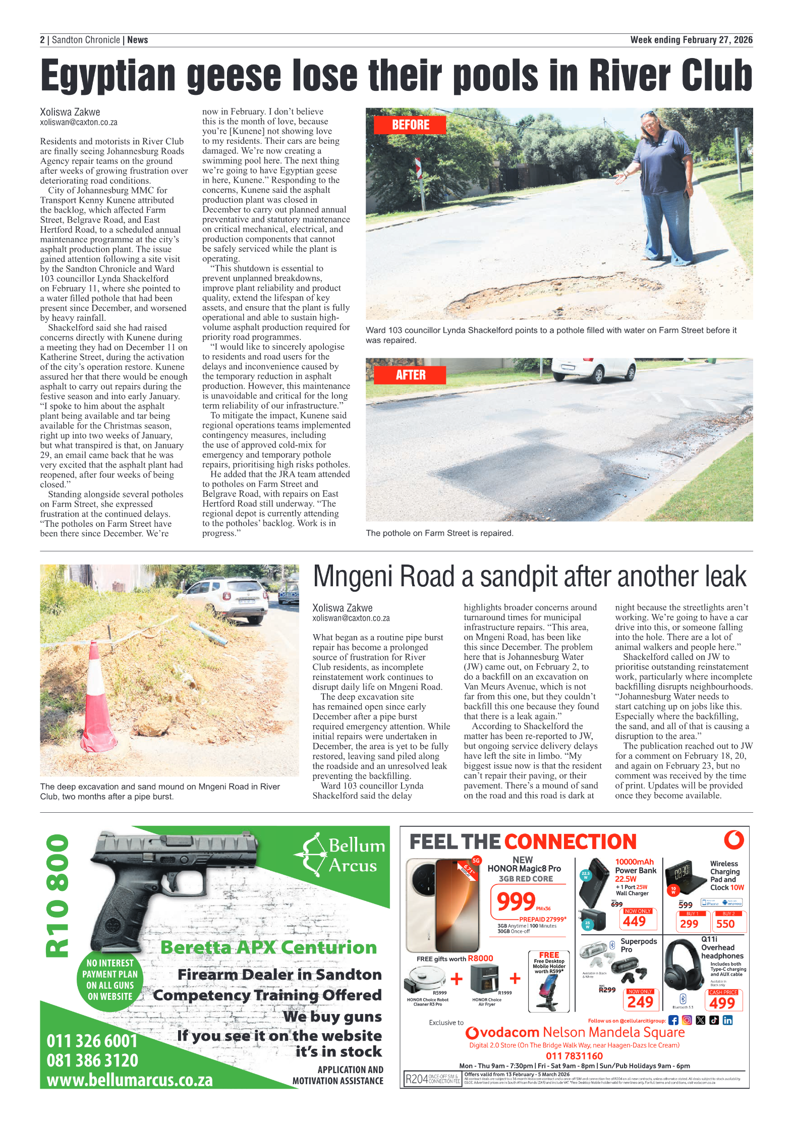 Sandton Chronicle 27 February 2026 page 2