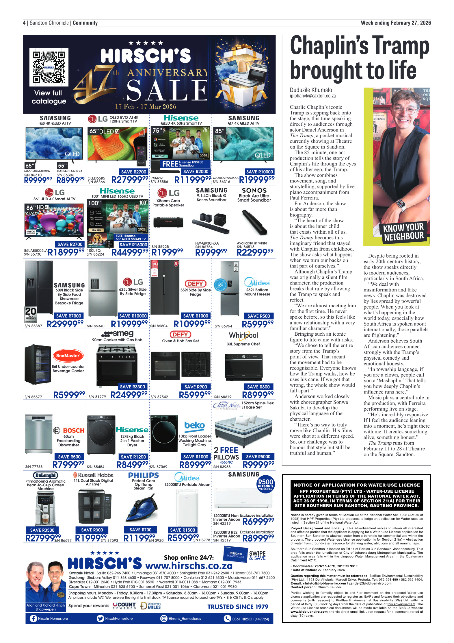 Sandton Chronicle 27 February 2026 page 4
