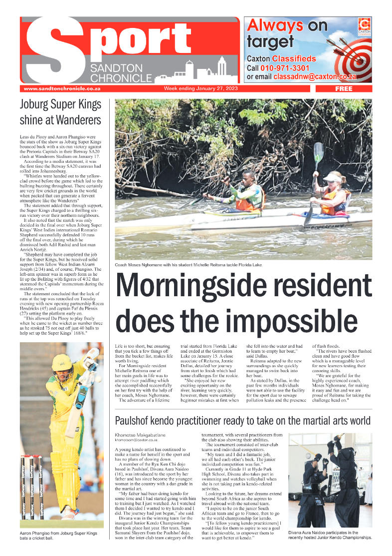 Sandton Chronicle 27 Jan 2023 page 16