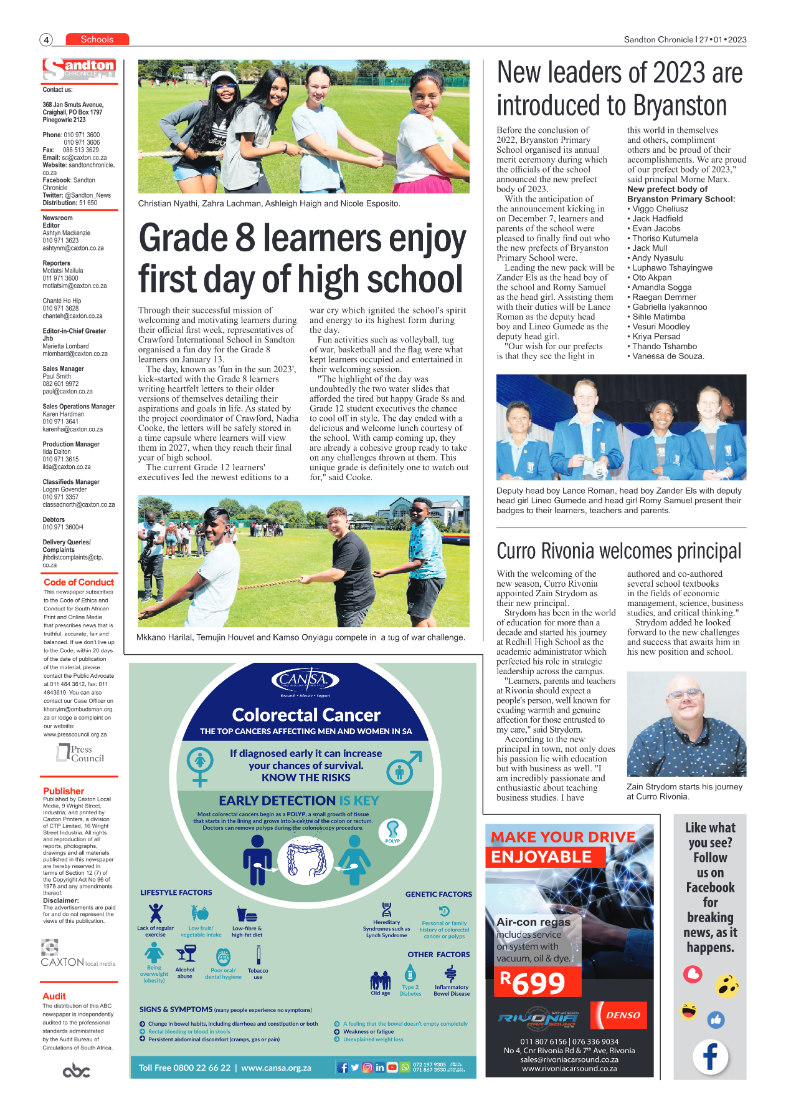 Sandton Chronicle 27 Jan 2023 page 4