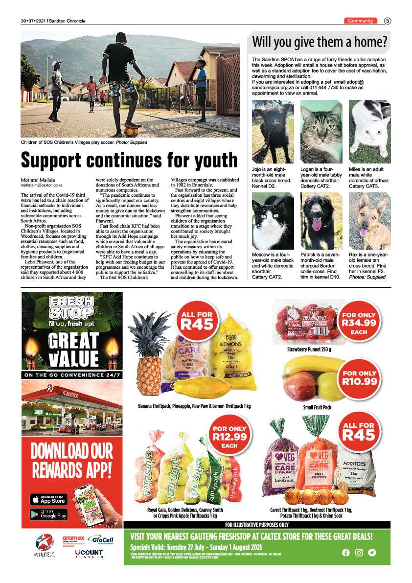 Sandton Chronicle 27 July 2021 page 5