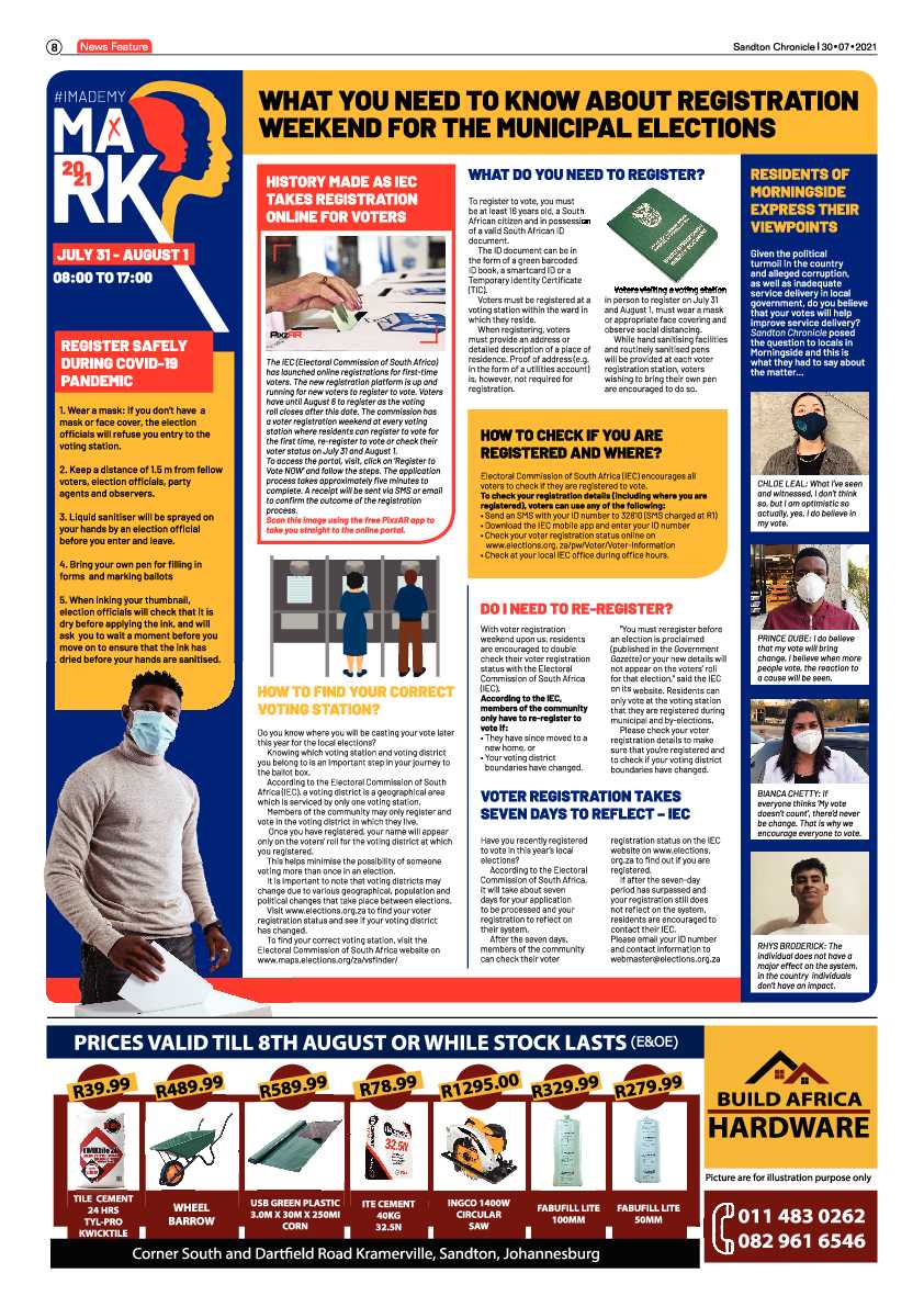 Sandton Chronicle 27 July 2021 page 8