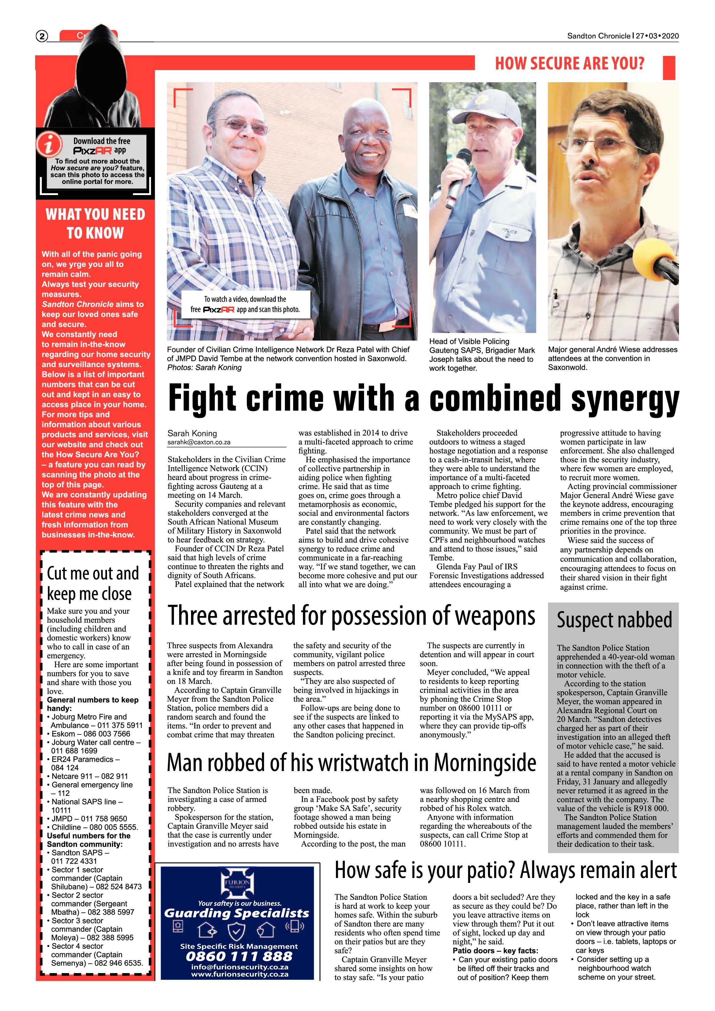 Sandton Chronicle 27 March 2020 page 2