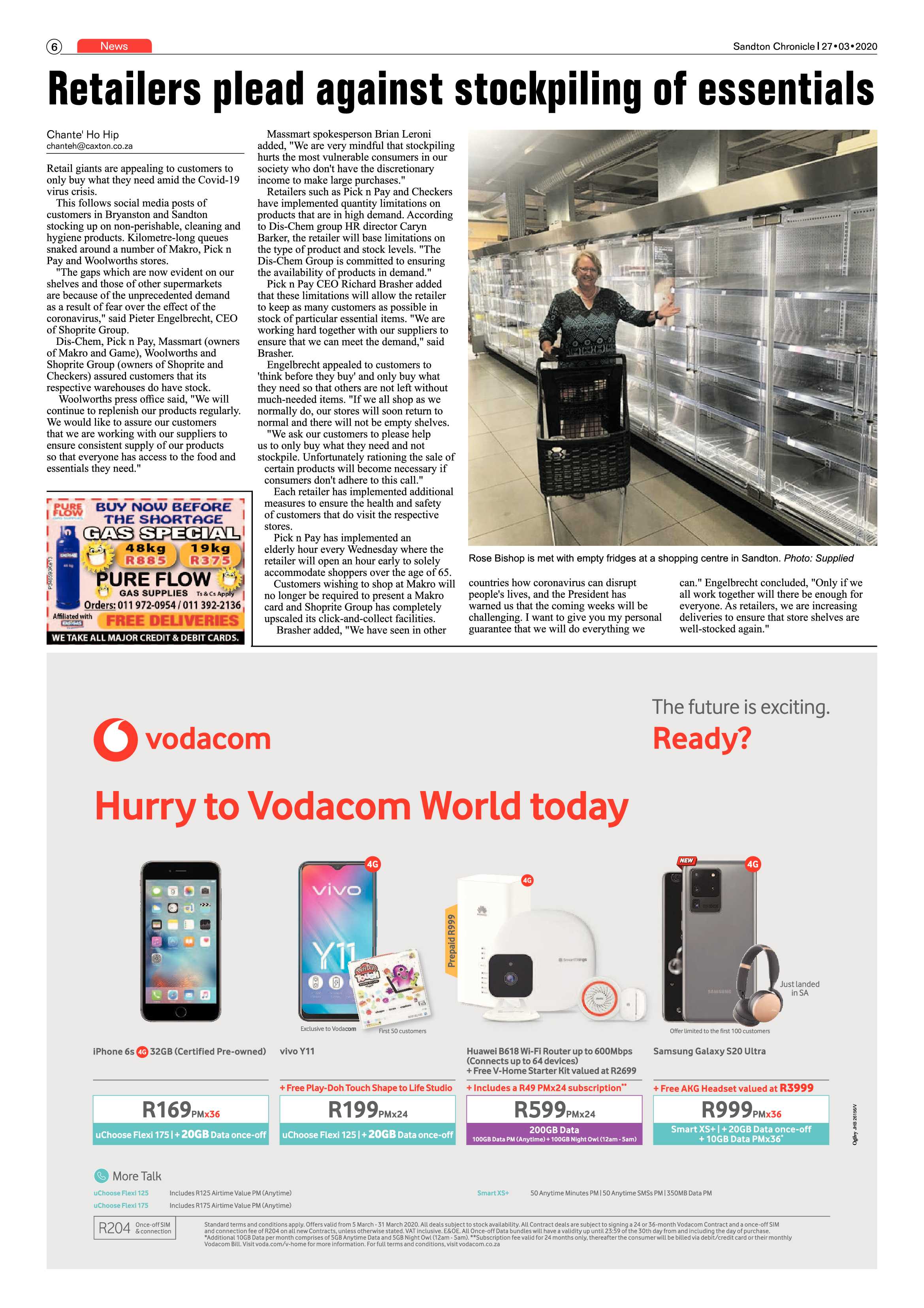 Sandton Chronicle 27 March 2020 page 6