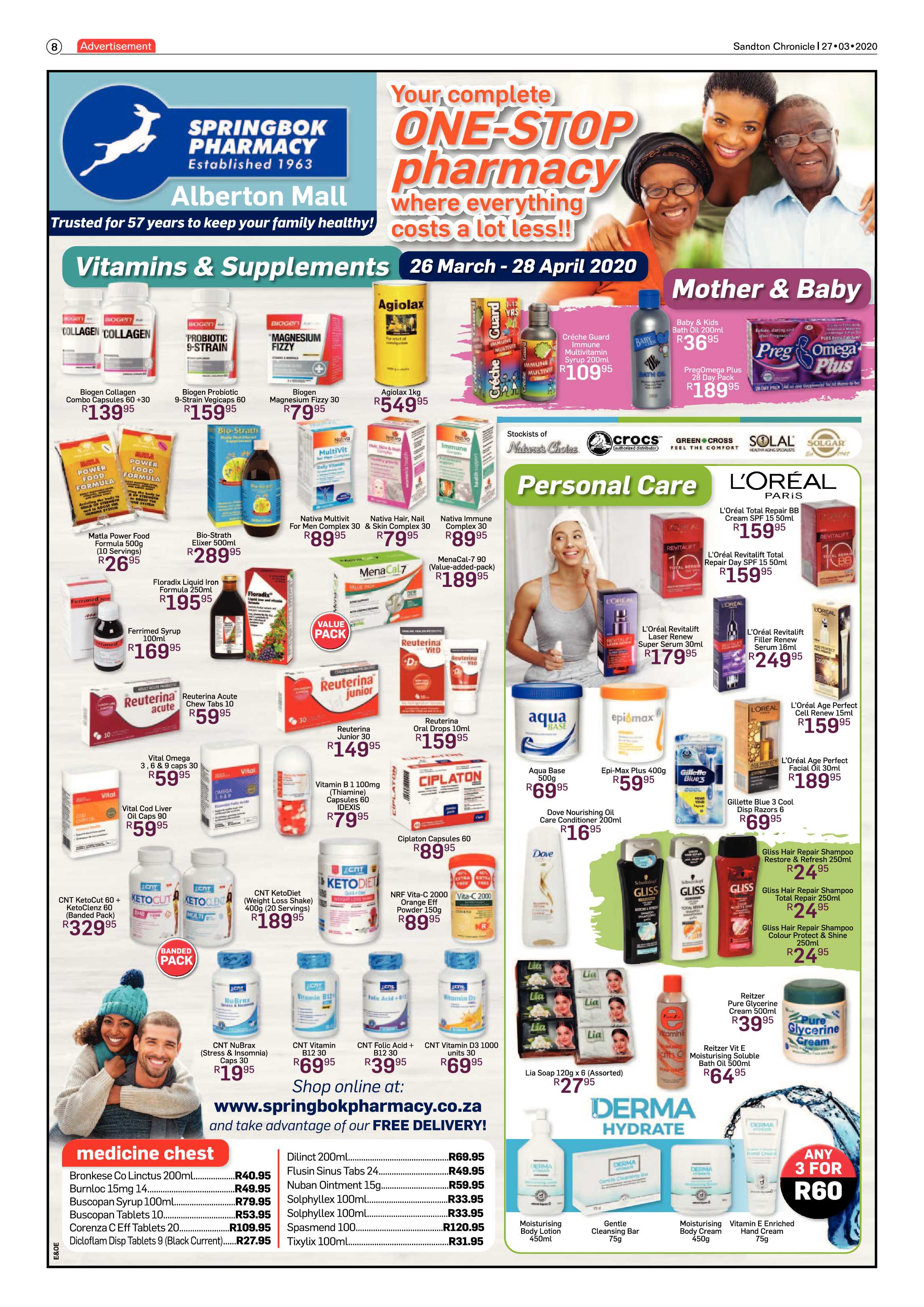 Sandton Chronicle 27 March 2020 page 8