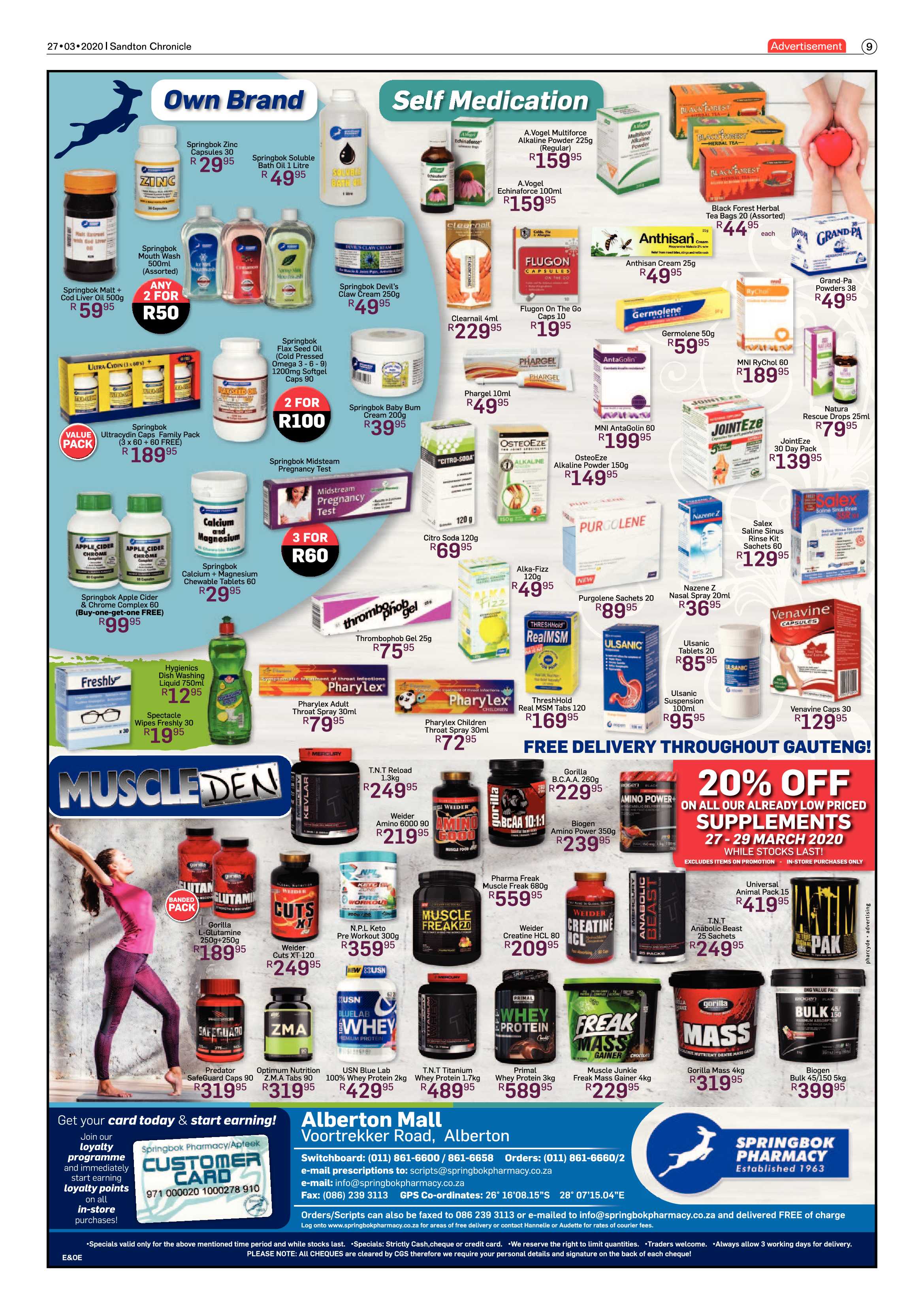 Sandton Chronicle 27 March 2020 page 9