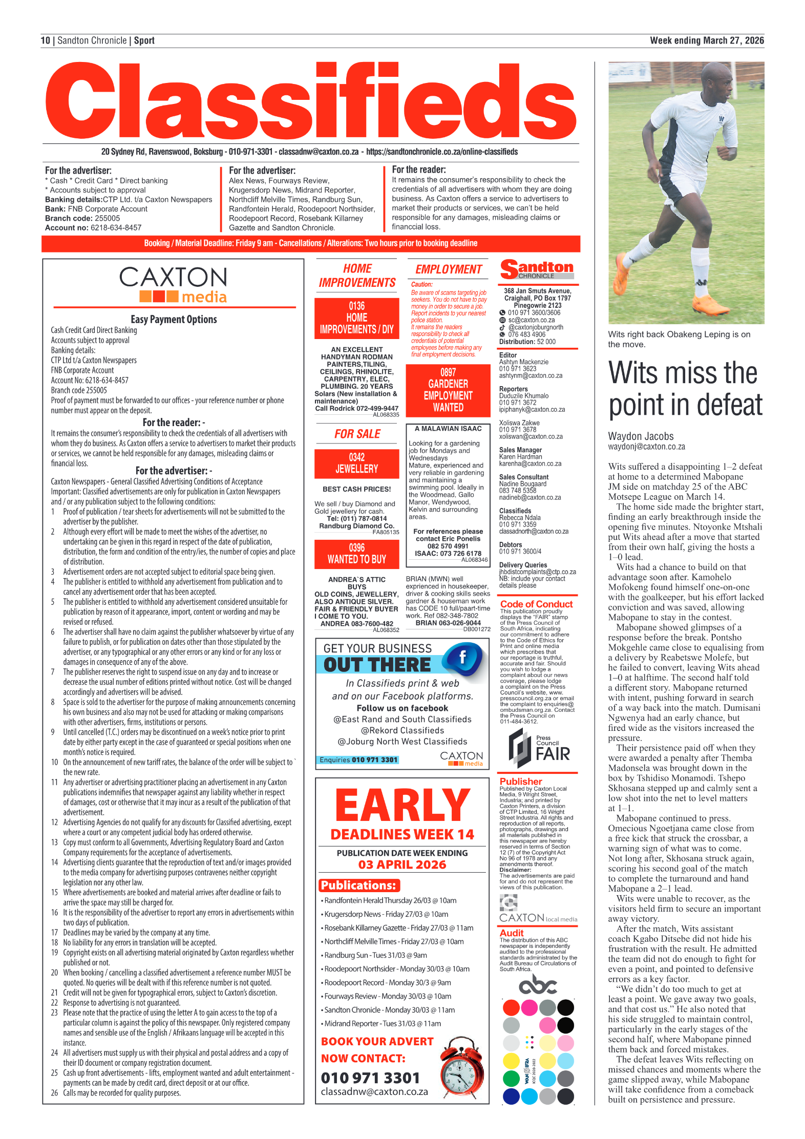 Sandton Chronicle 27 March 2026 page 10