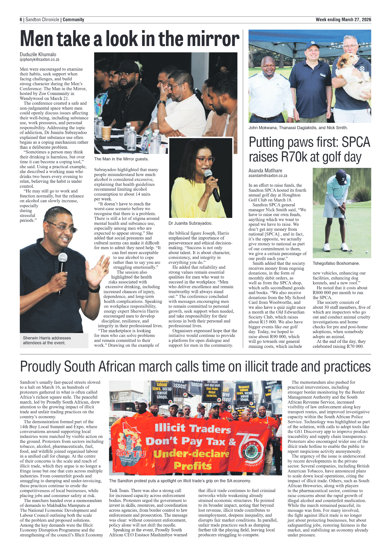 Sandton Chronicle 27 March 2026 page 6