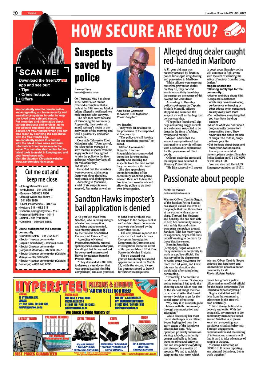 Sandton Chronicle 27 May 2022 page 2